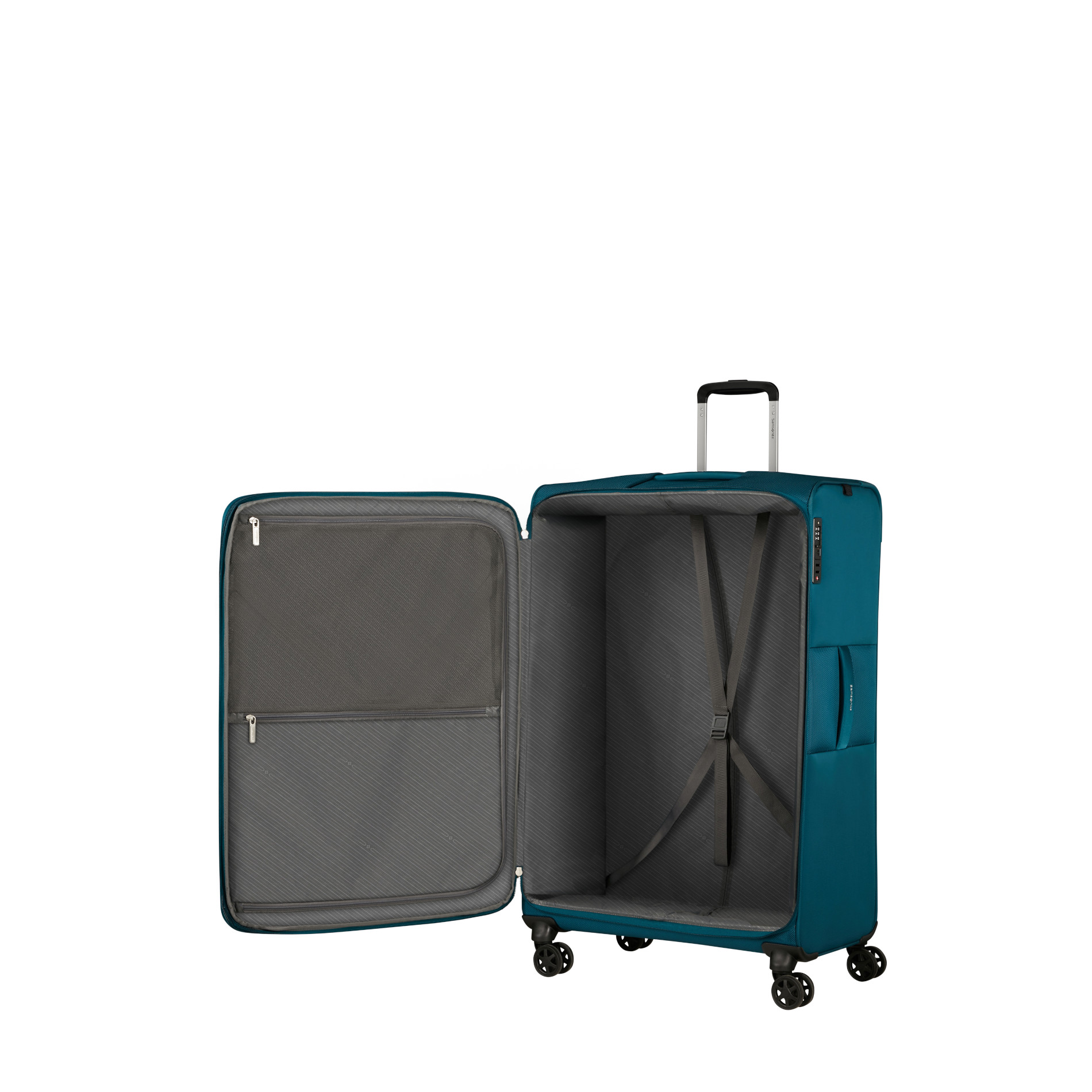 BASE BREEZE Trolley XL (81 cm) erweiterbar - PETROL BLUE