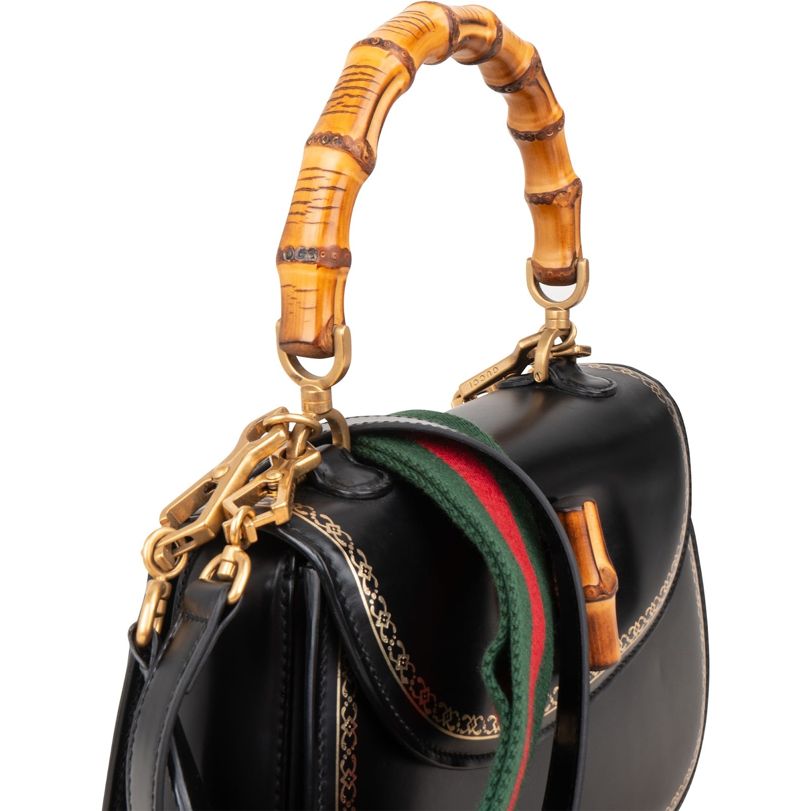 Gucci - 1947 Bamboo Top Handle Crossbody Bag