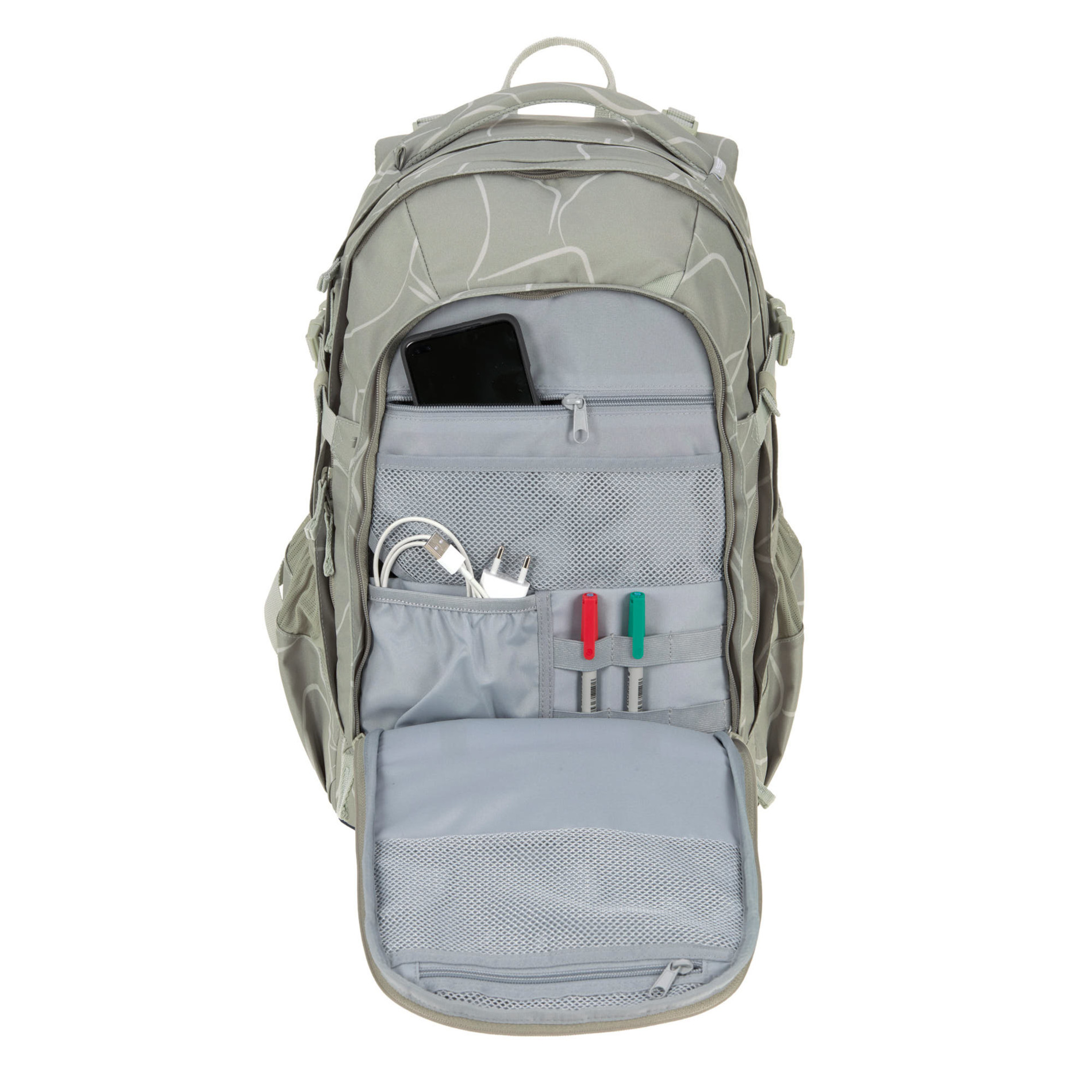 School Backpack Origin Bold - Curve Sage