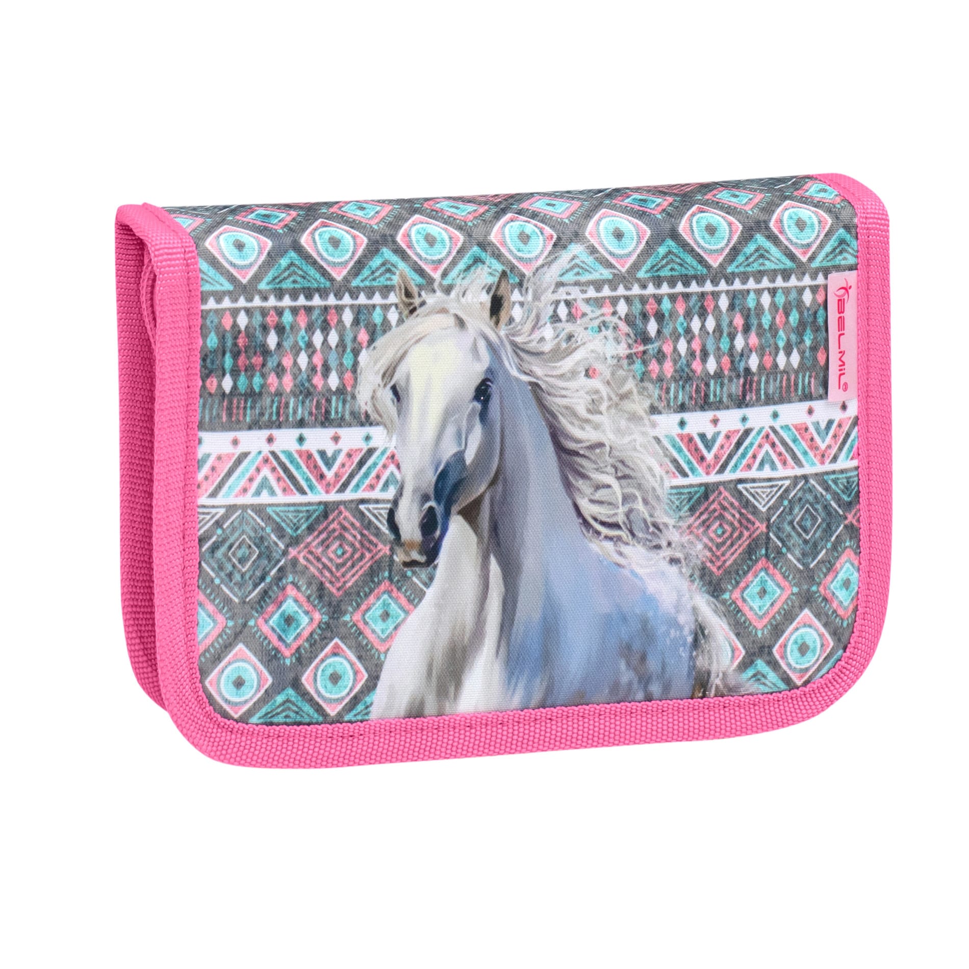 Customize Me ergonomic satchel set 4-piece - Horse Aruba Blue