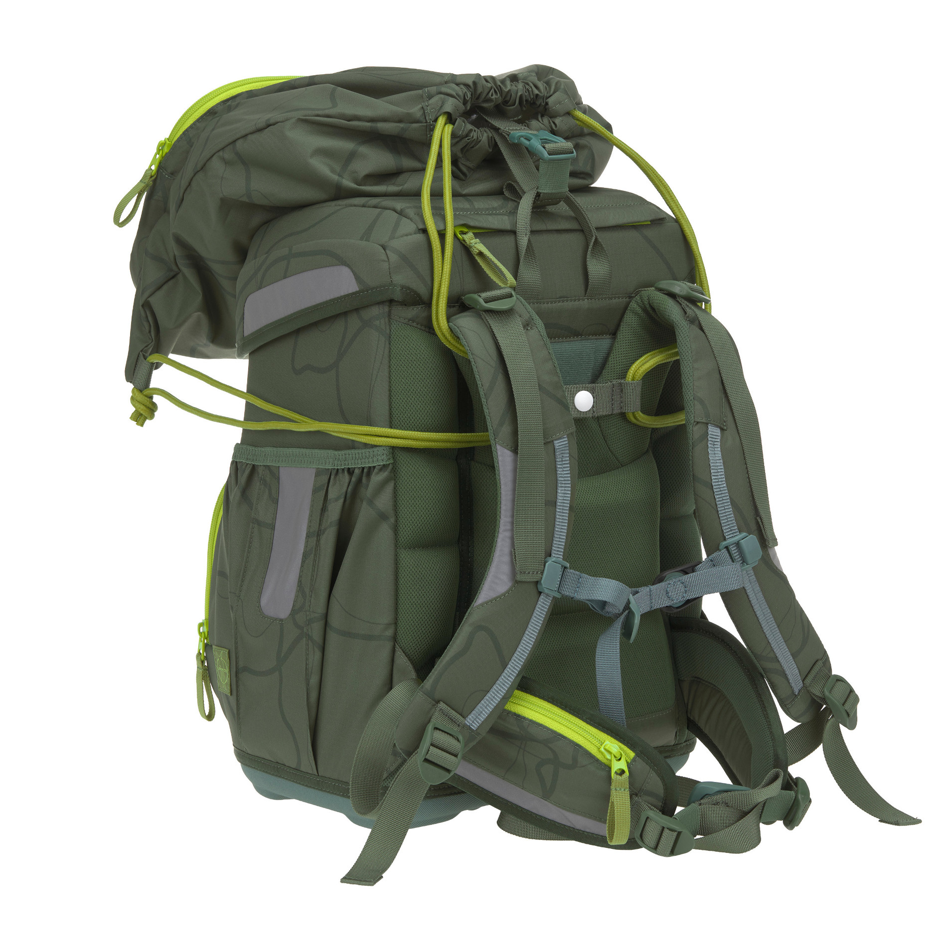 School Set Light Unique Schulranzenset 5tlg. - Jungle green