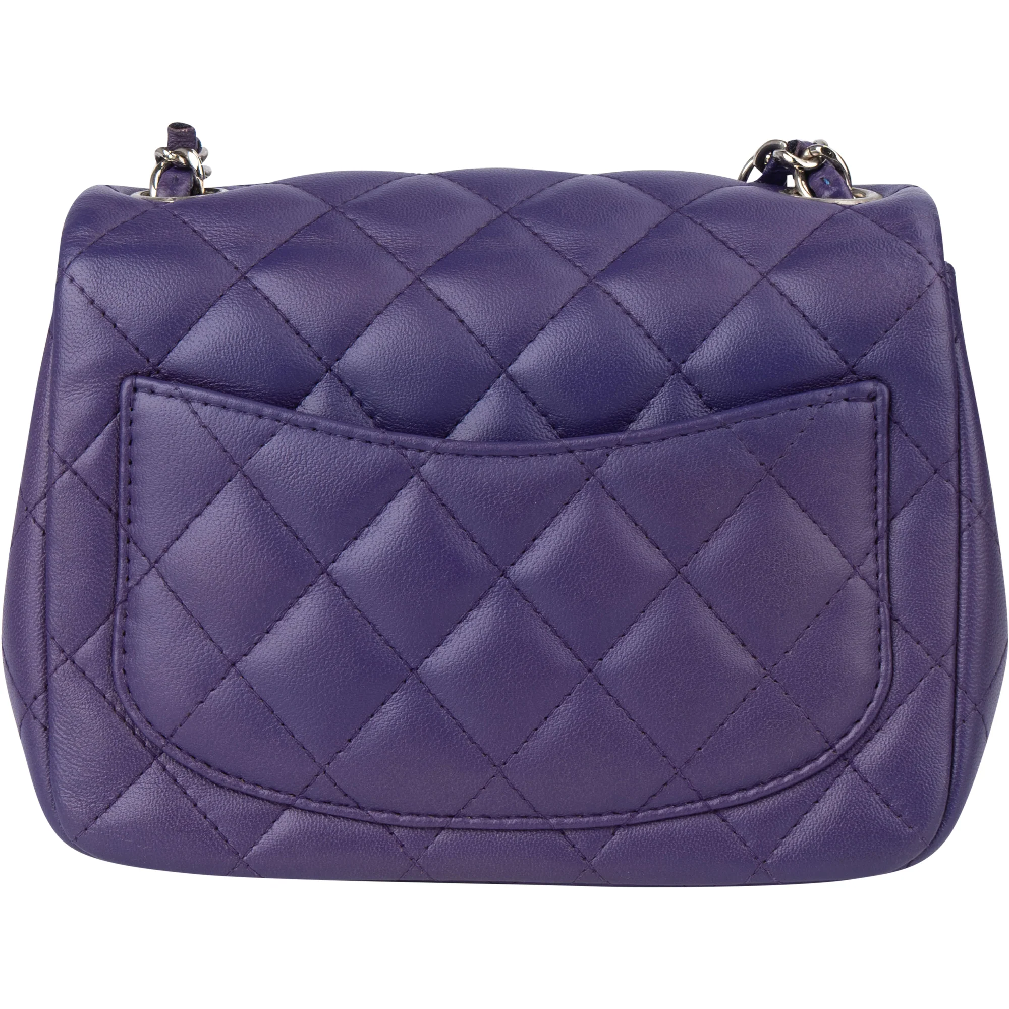 Chanel Quilted Lambskin Single Flap Crossbody Bag