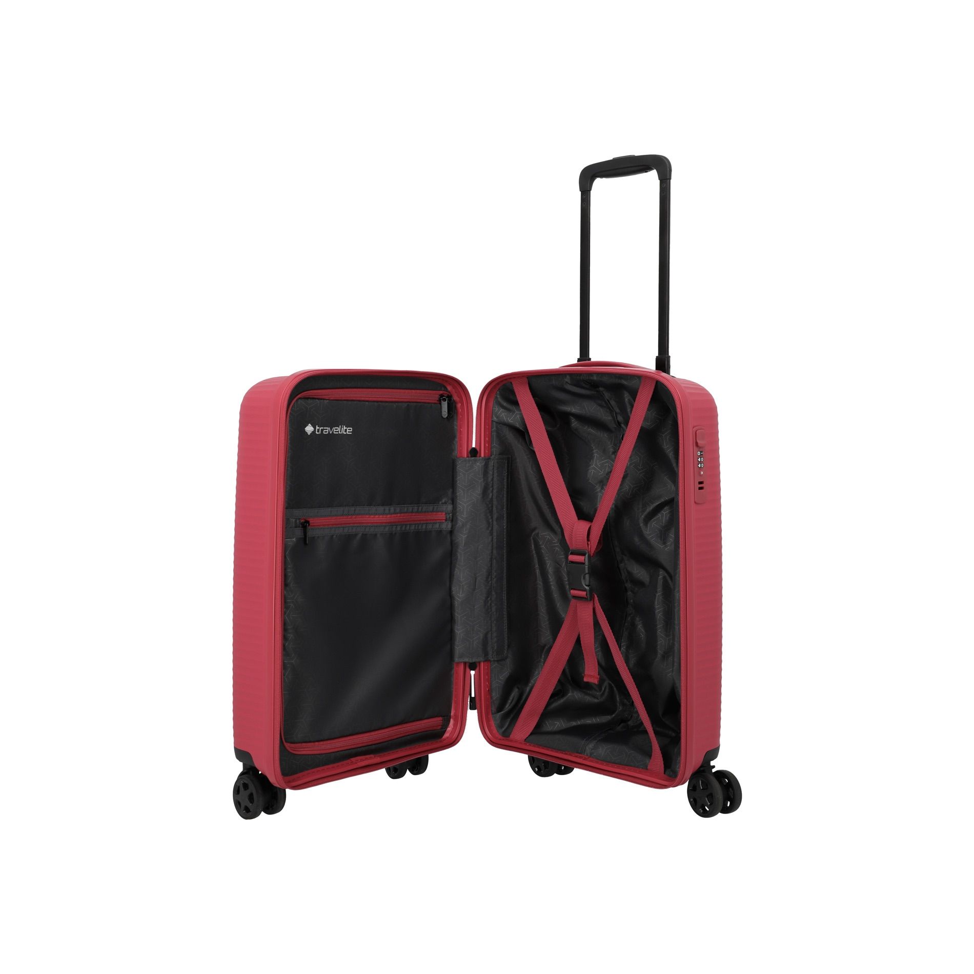 AIR STRIPE Kabinengepäck S Slim (55 cm) - Red