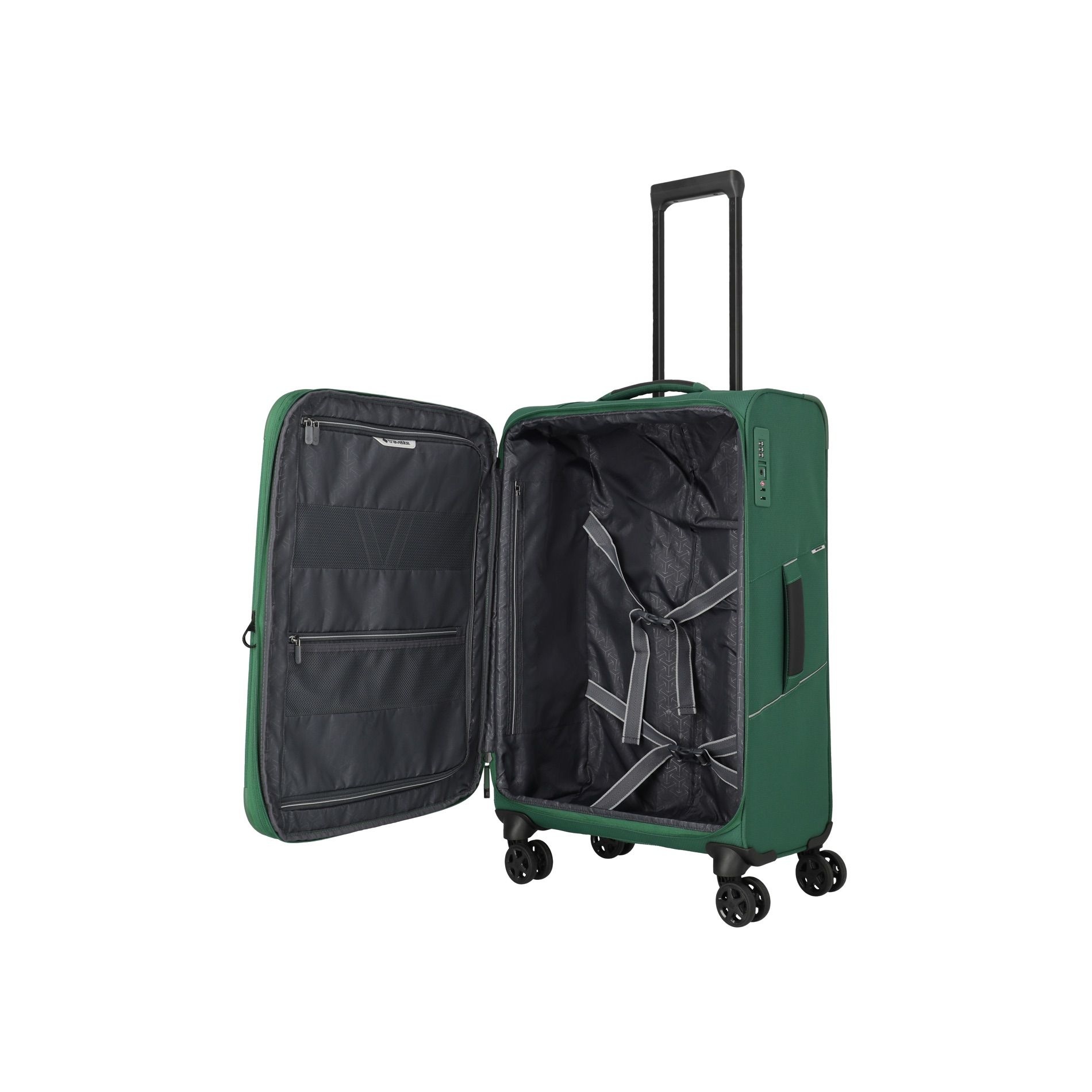 SKAII Trolley M (67 cm) erweiterbar - Green