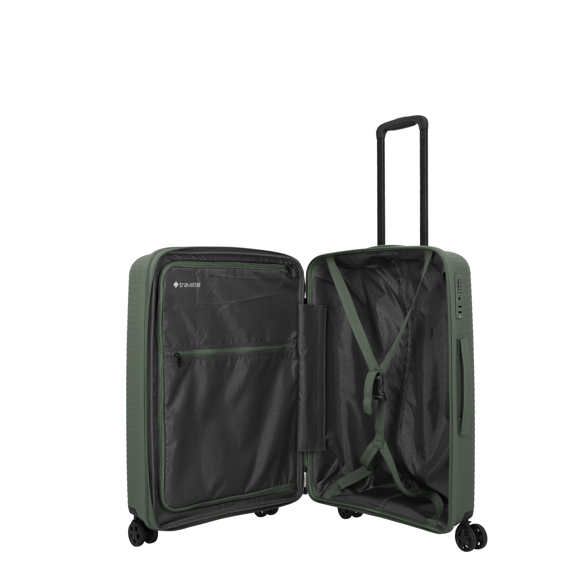 AIR STRIPE Trolley M (66 cm) erweiterbar - Green