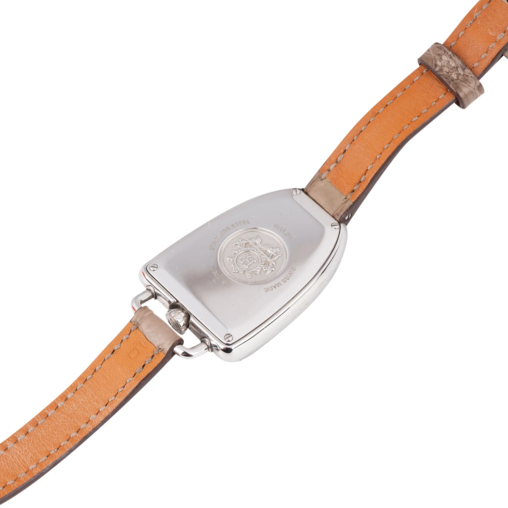 Hermès Silver Tone Galop d`Hermès CA1.210 Women Watch