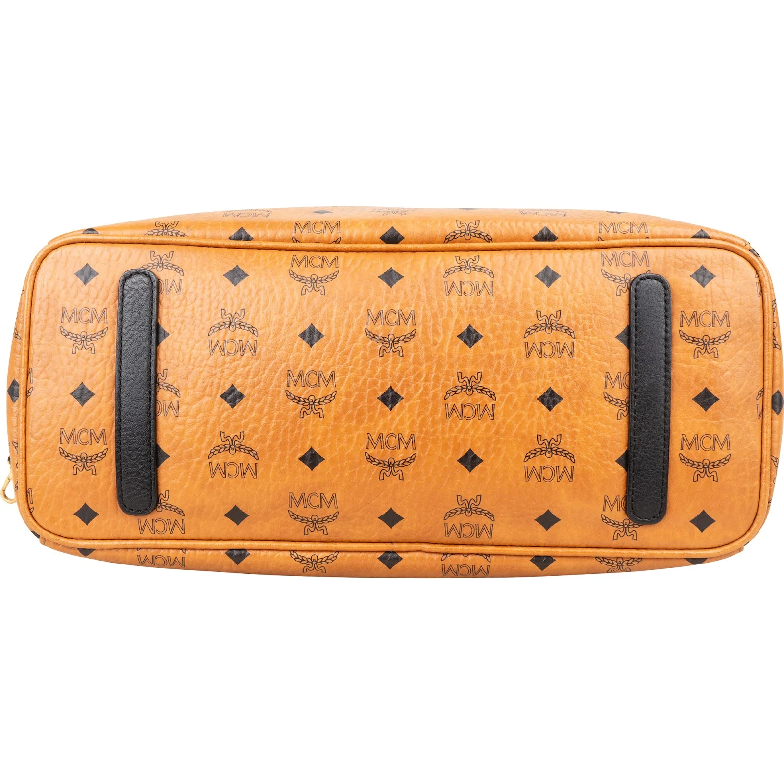 MCM Monogram Visetos Liz Shopper Tote Shoulder Bag