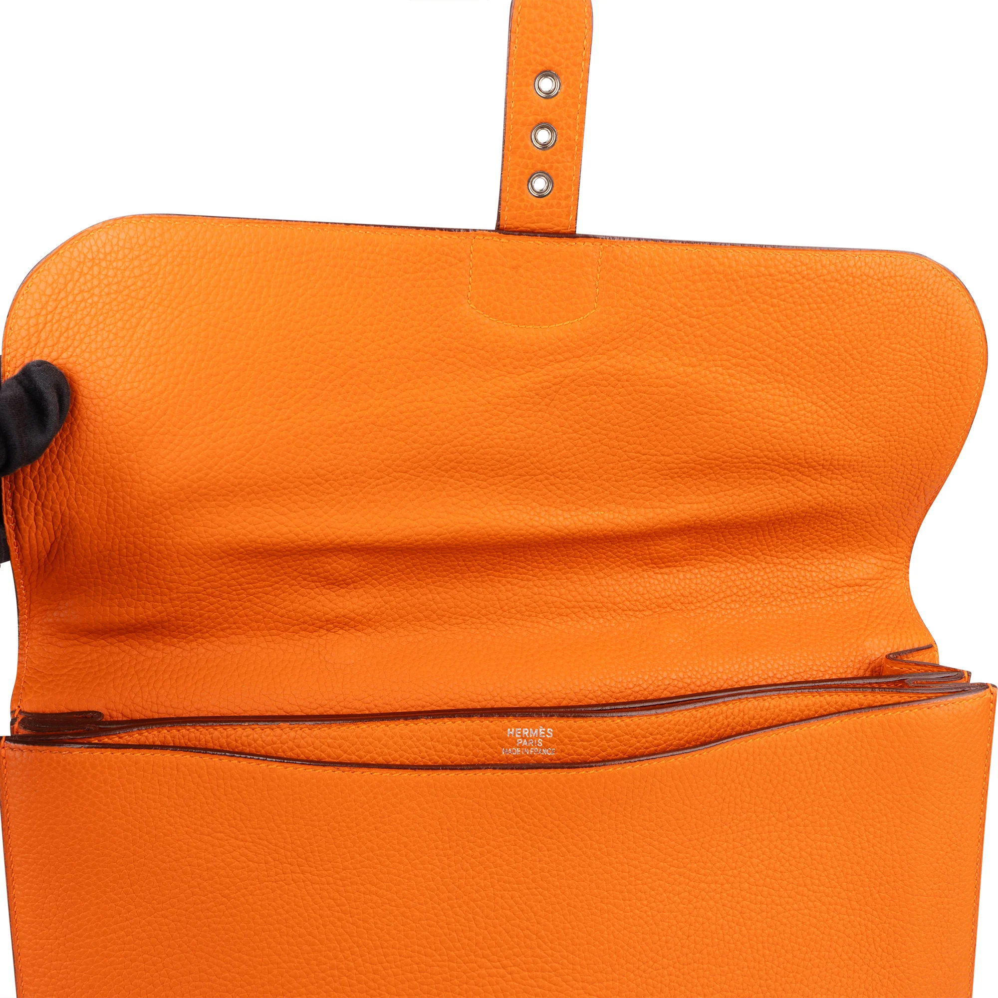 Hermès Orange Togo Leather Sac à Dépêches Business Bag