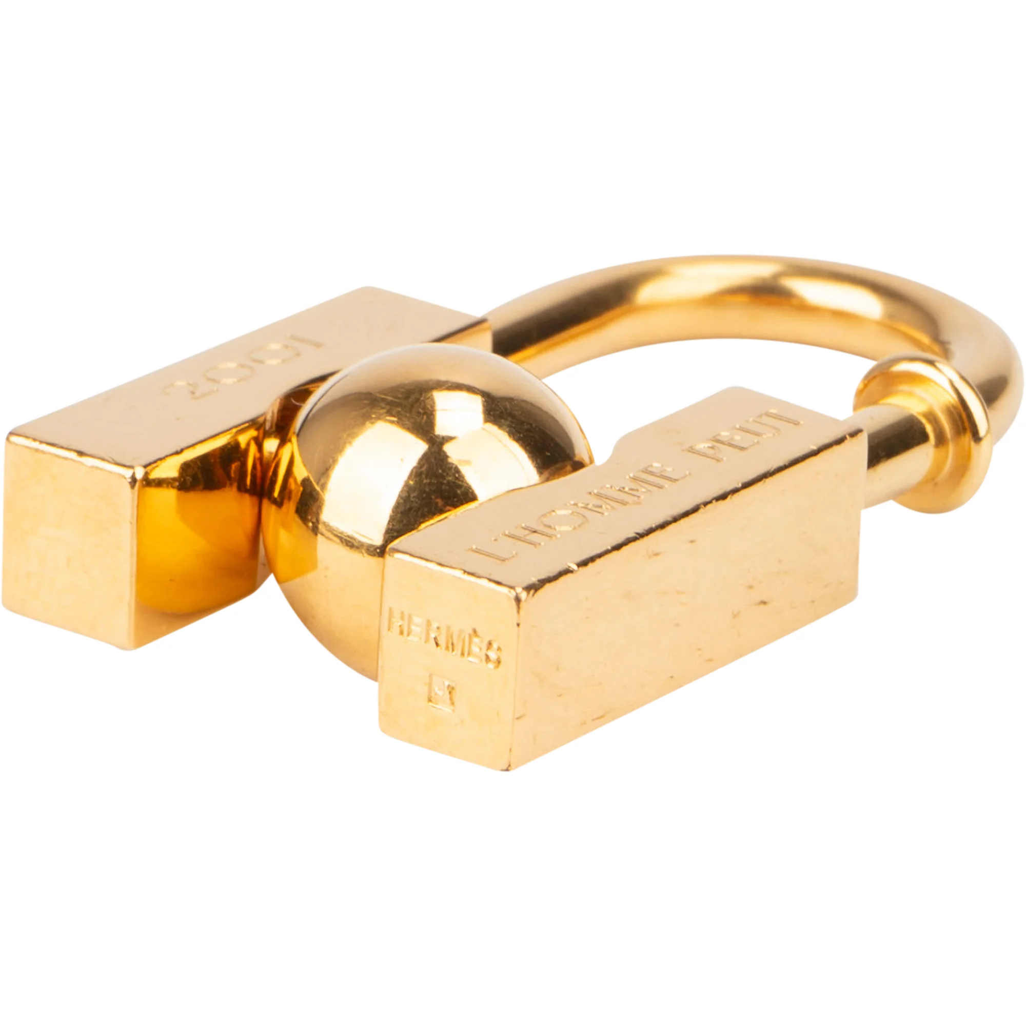 Hermès Golden Earth H Cadena Pendant