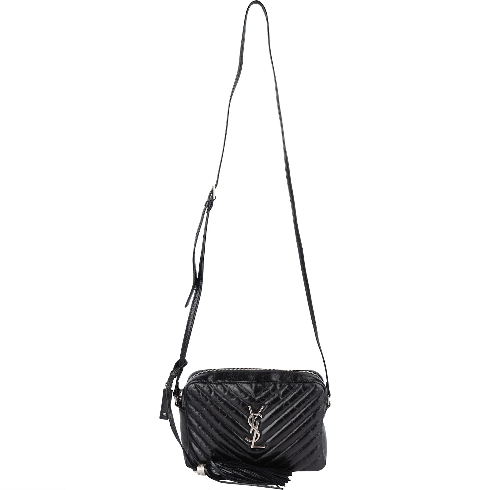 Saint Laurent Quilted Leather Lou Camera Crossbody Bag