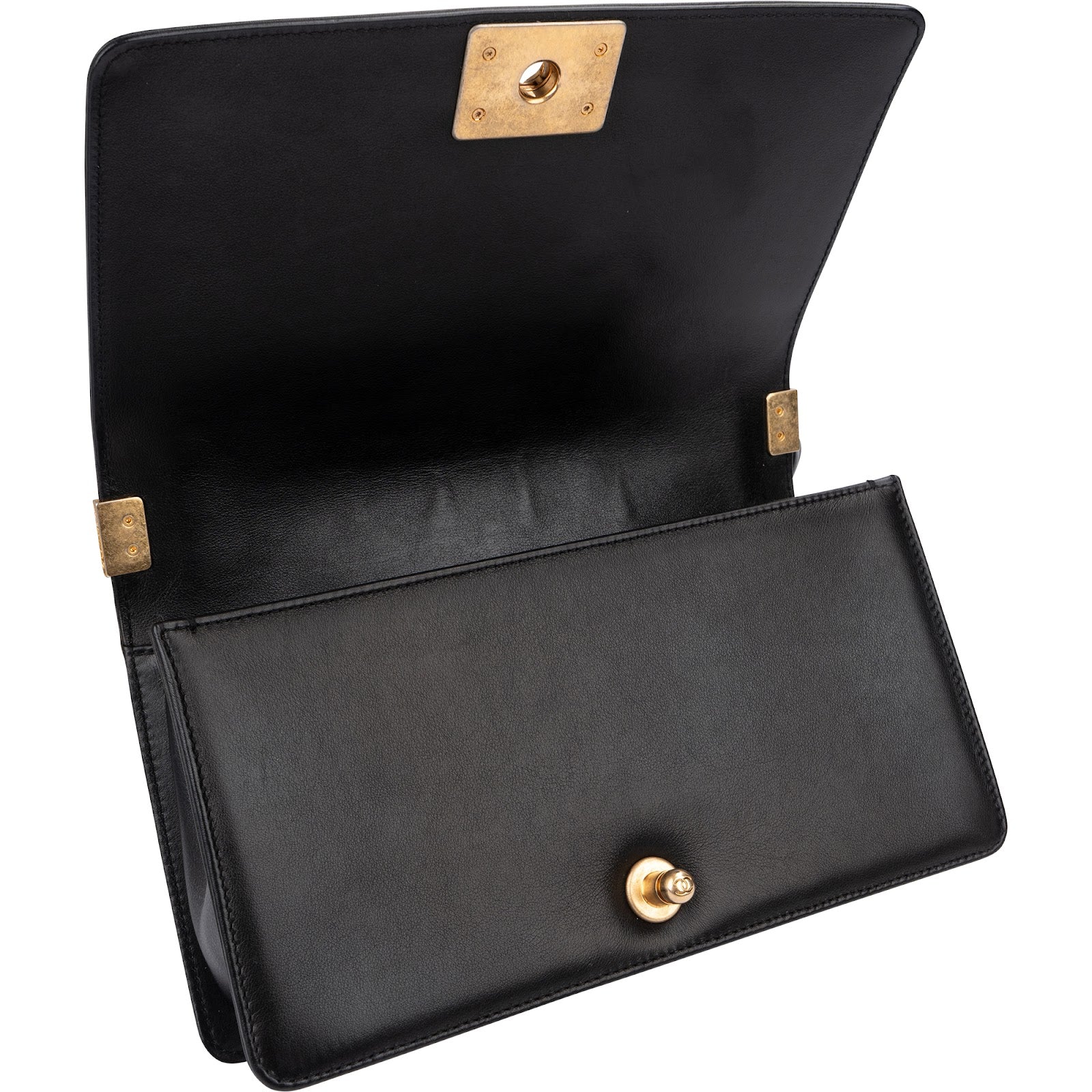 Chanel - Single Flap Medium Boy Crossbody Bag
