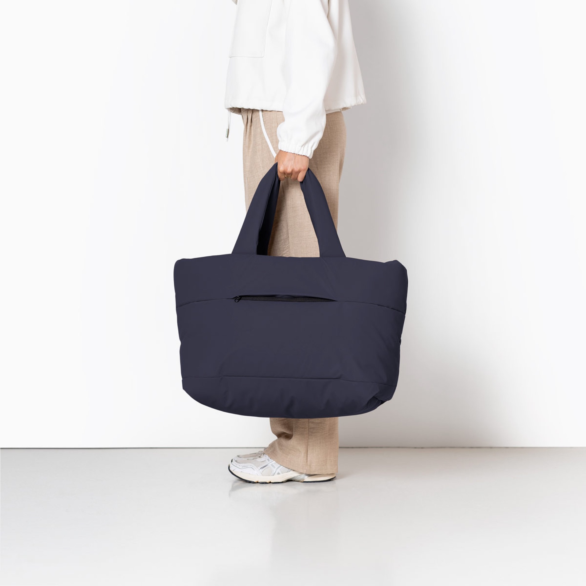 Olivia Puffy Bag Moss - Dark Navy