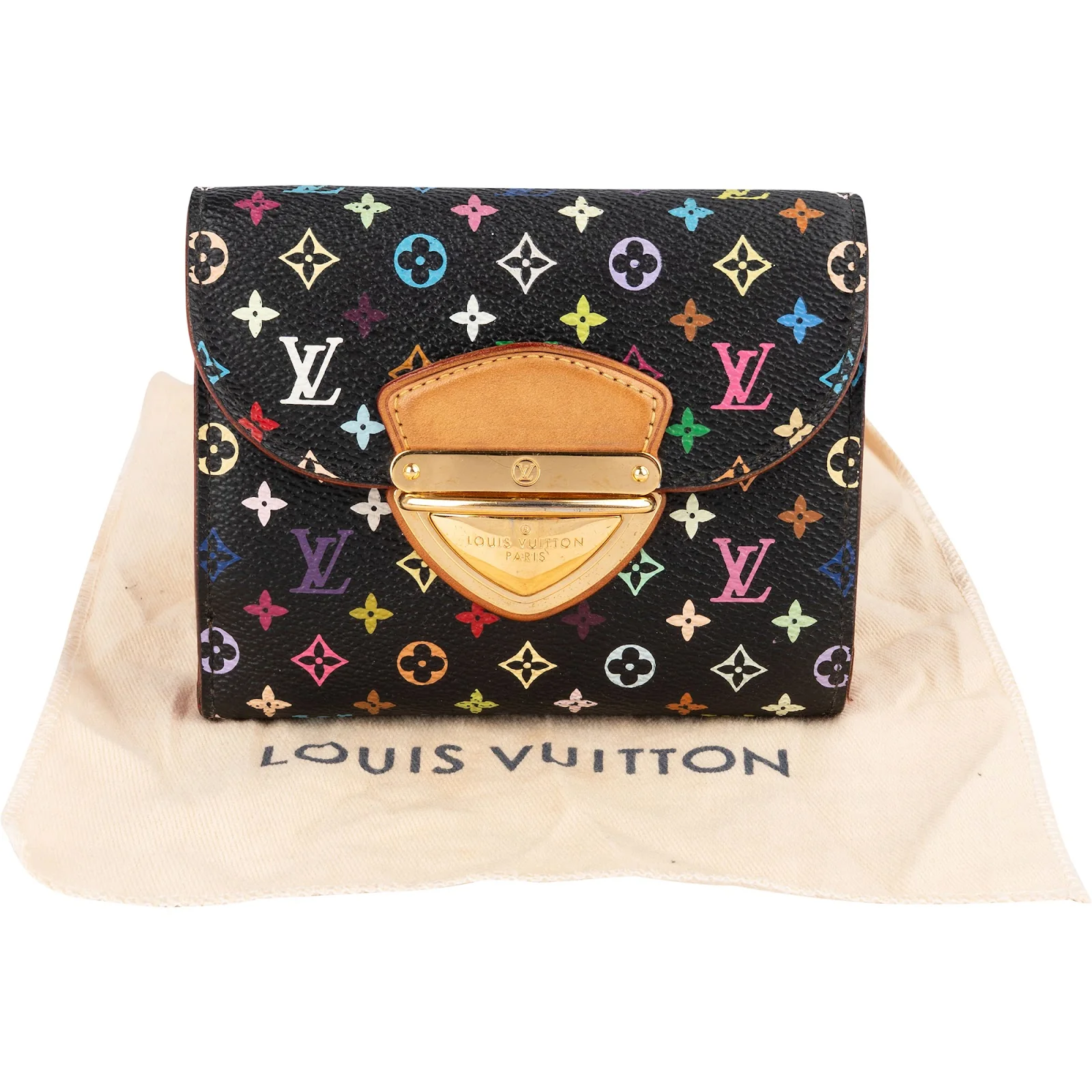 Louis Vuitton Monogram Murakami Multicolor Canvas Koala Compact Wallet