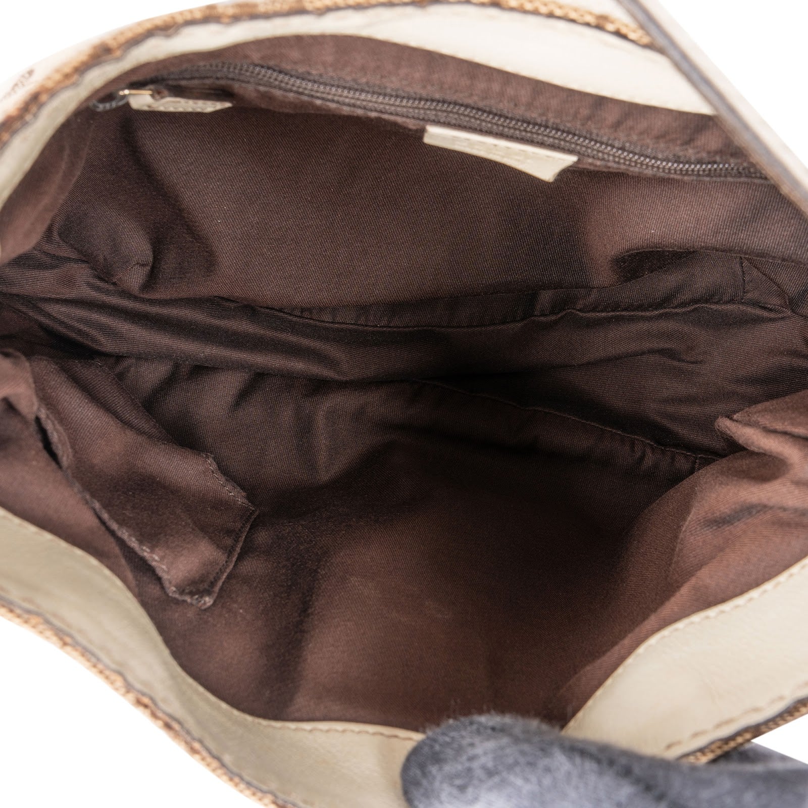 GUCCI – Monogram GG Web Hobo-schoudertas