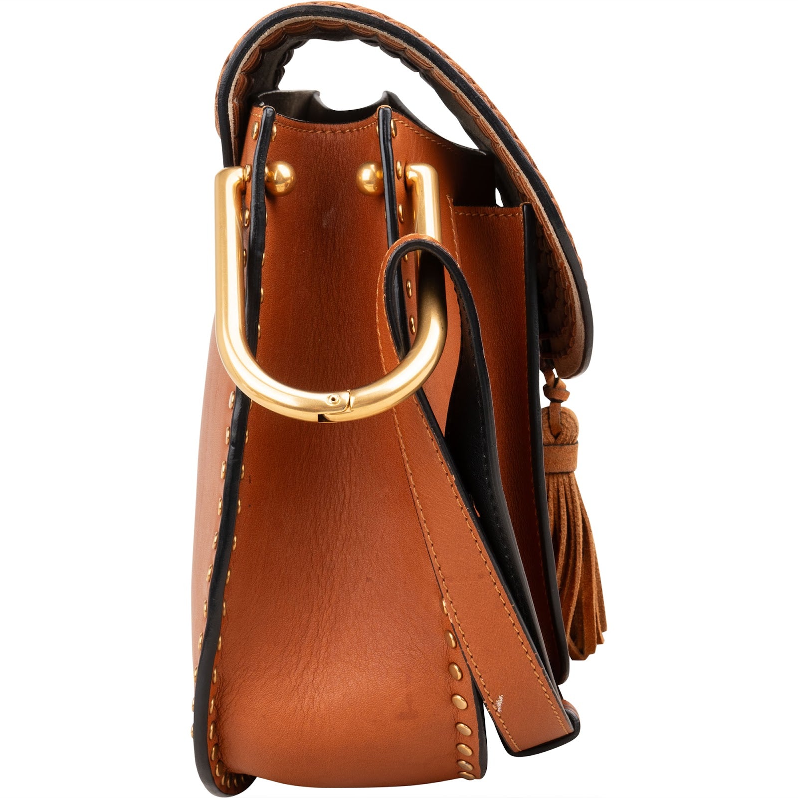 Chloé Leather Hudson Tassel Crossbody Bag