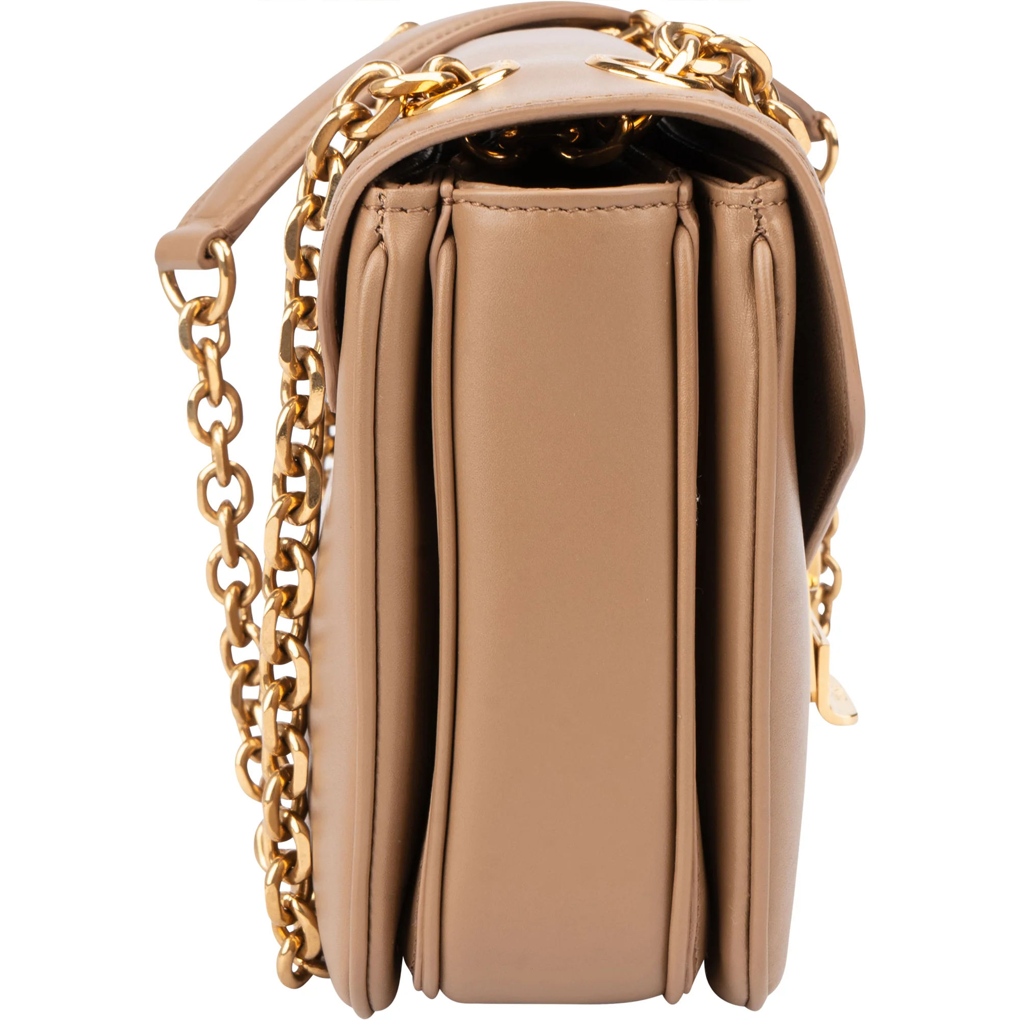 Céline Leather C Chain Crossbody Bag
