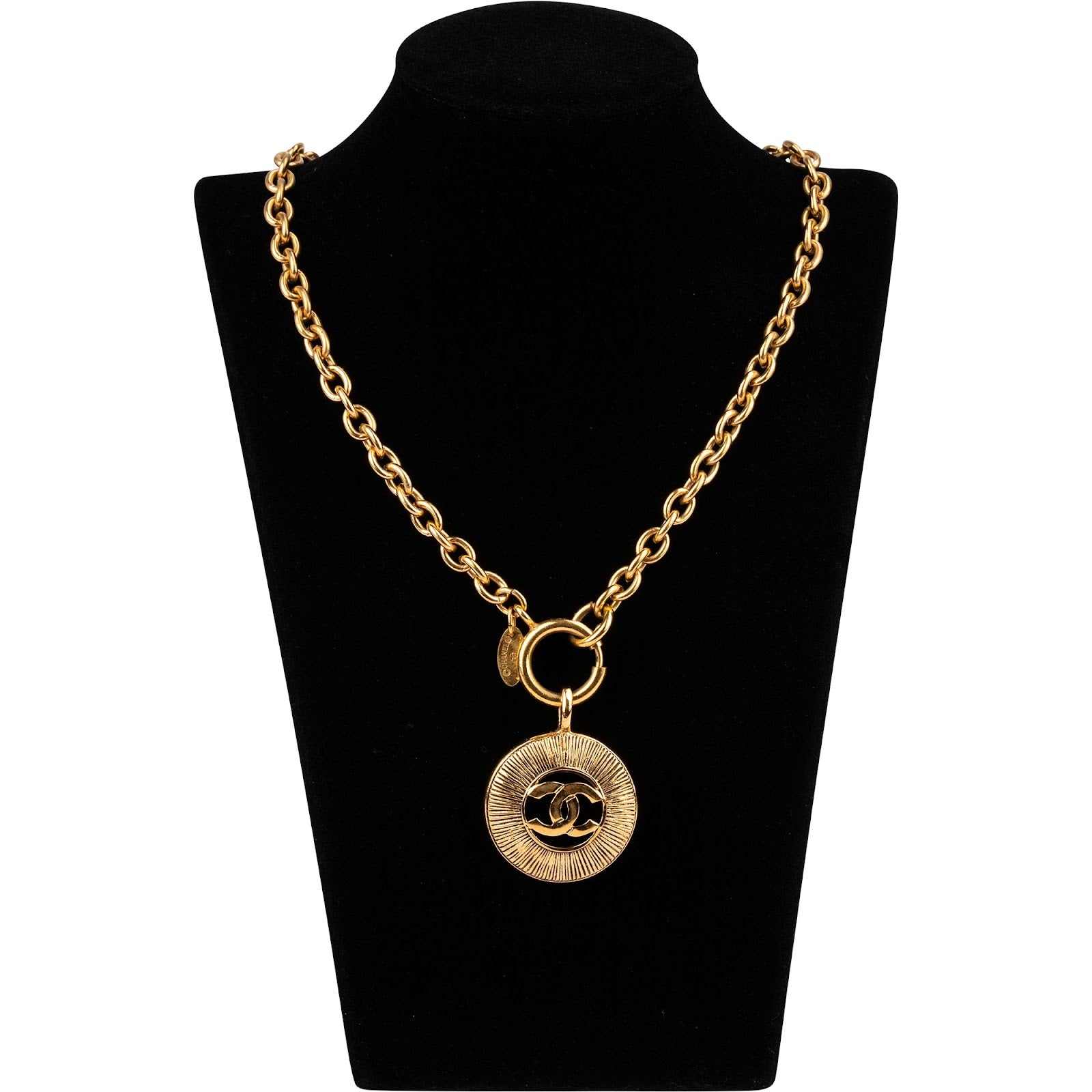 Chanel - CC Sunburst Medallion Necklace