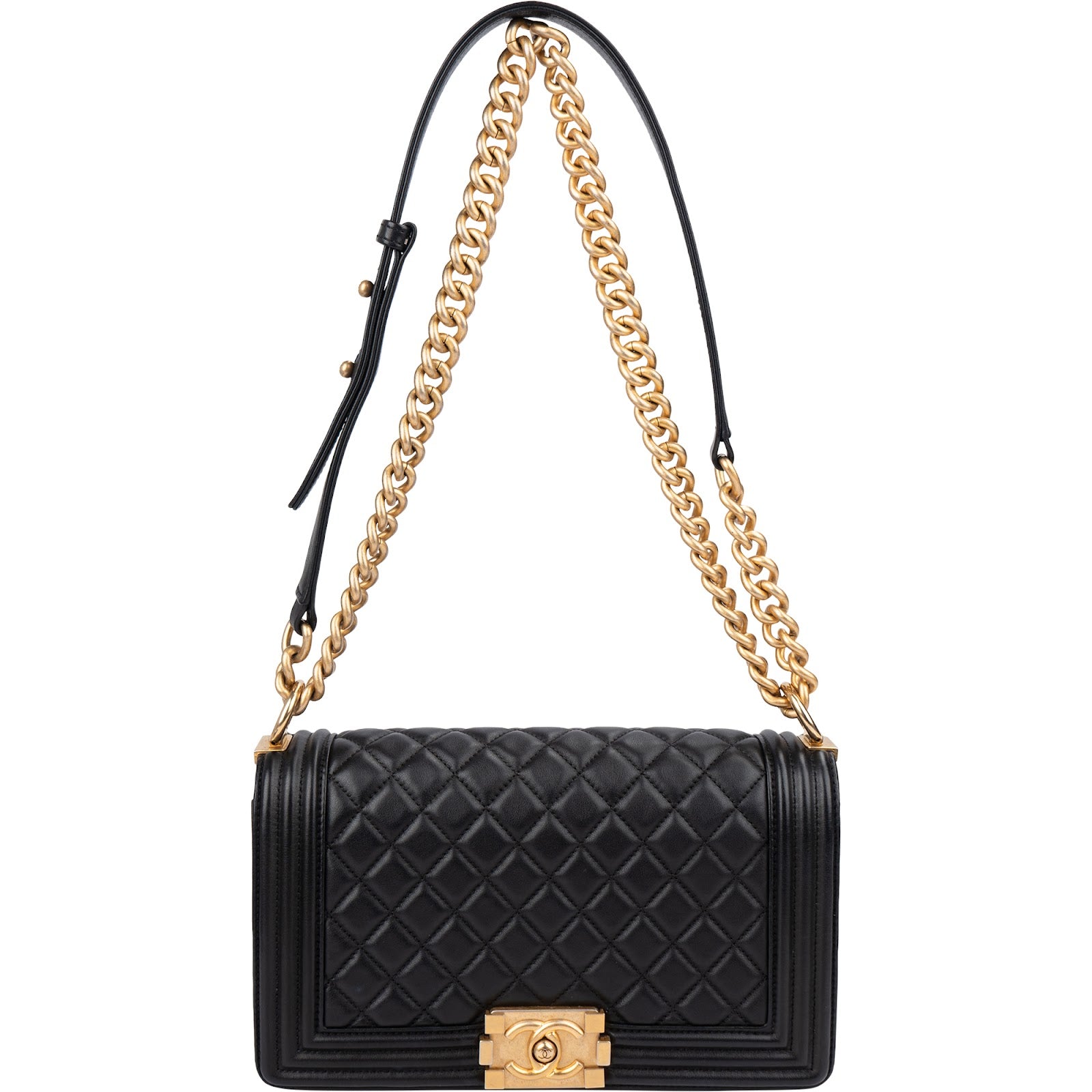 Chanel - Single Flap Medium Boy Crossbody Bag