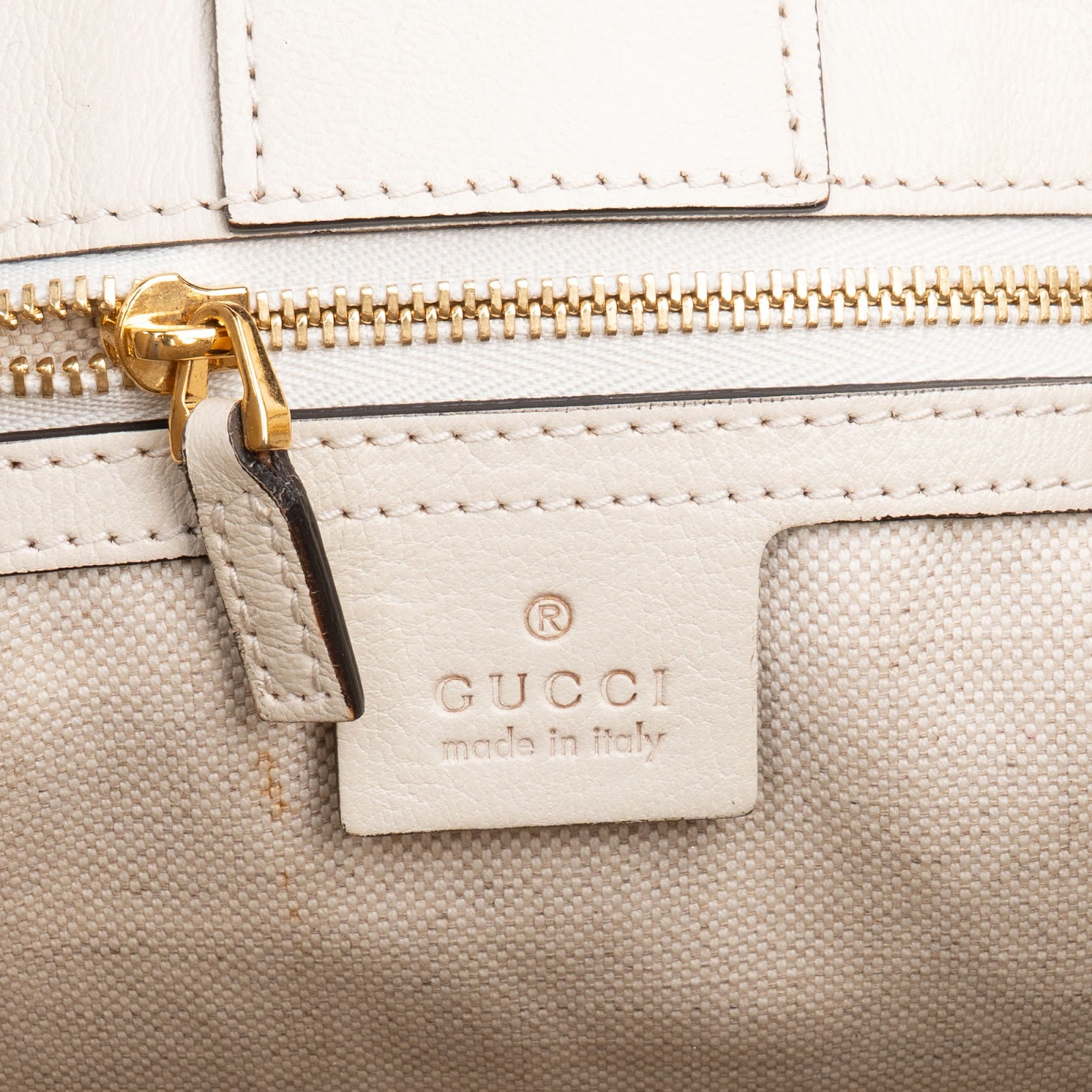 Gucci Monogram GG Canvas Horsebit Tote Shoulder Bag