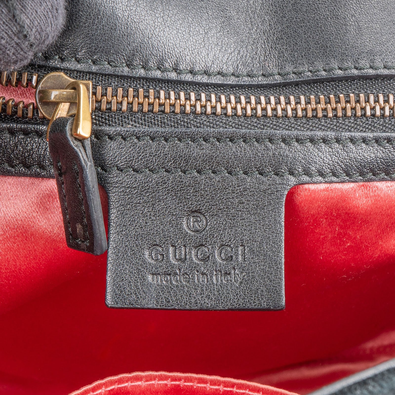 Gucci Monogram Velvet Small GG Marmont 'Loved' Embroidered Shoulder Bag