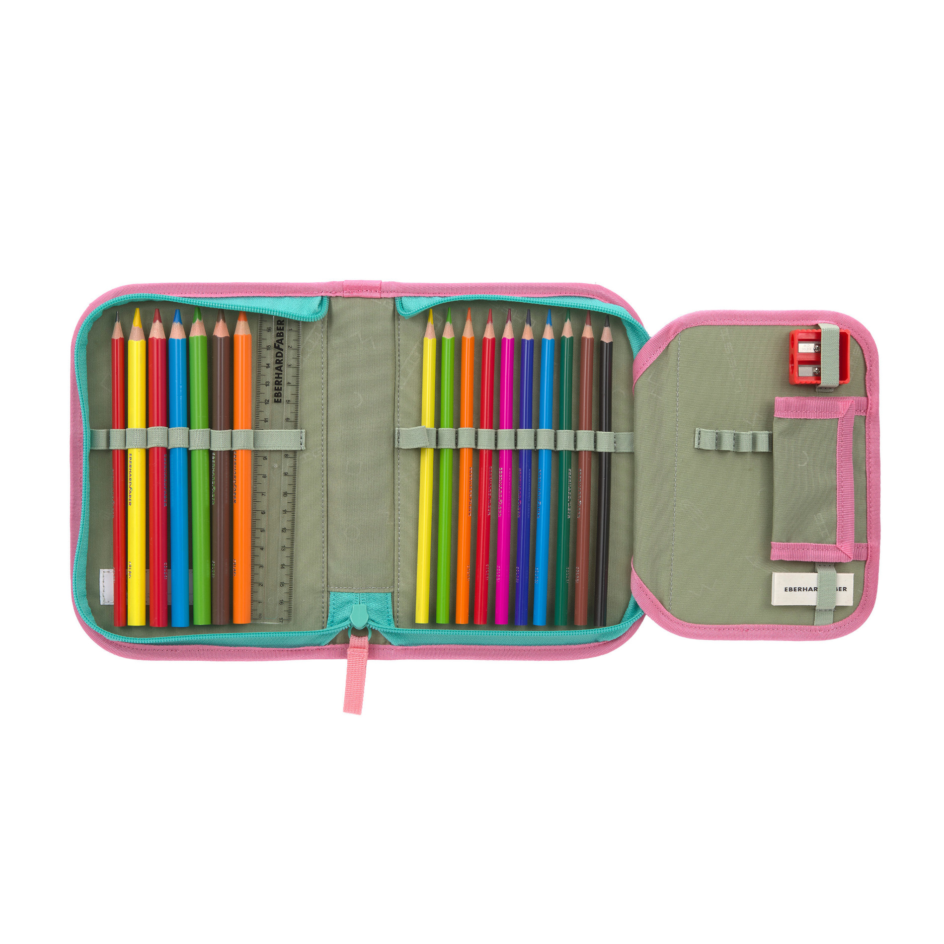 School Set Light Unique Schulranzenset 5tlg. - Sunset pink