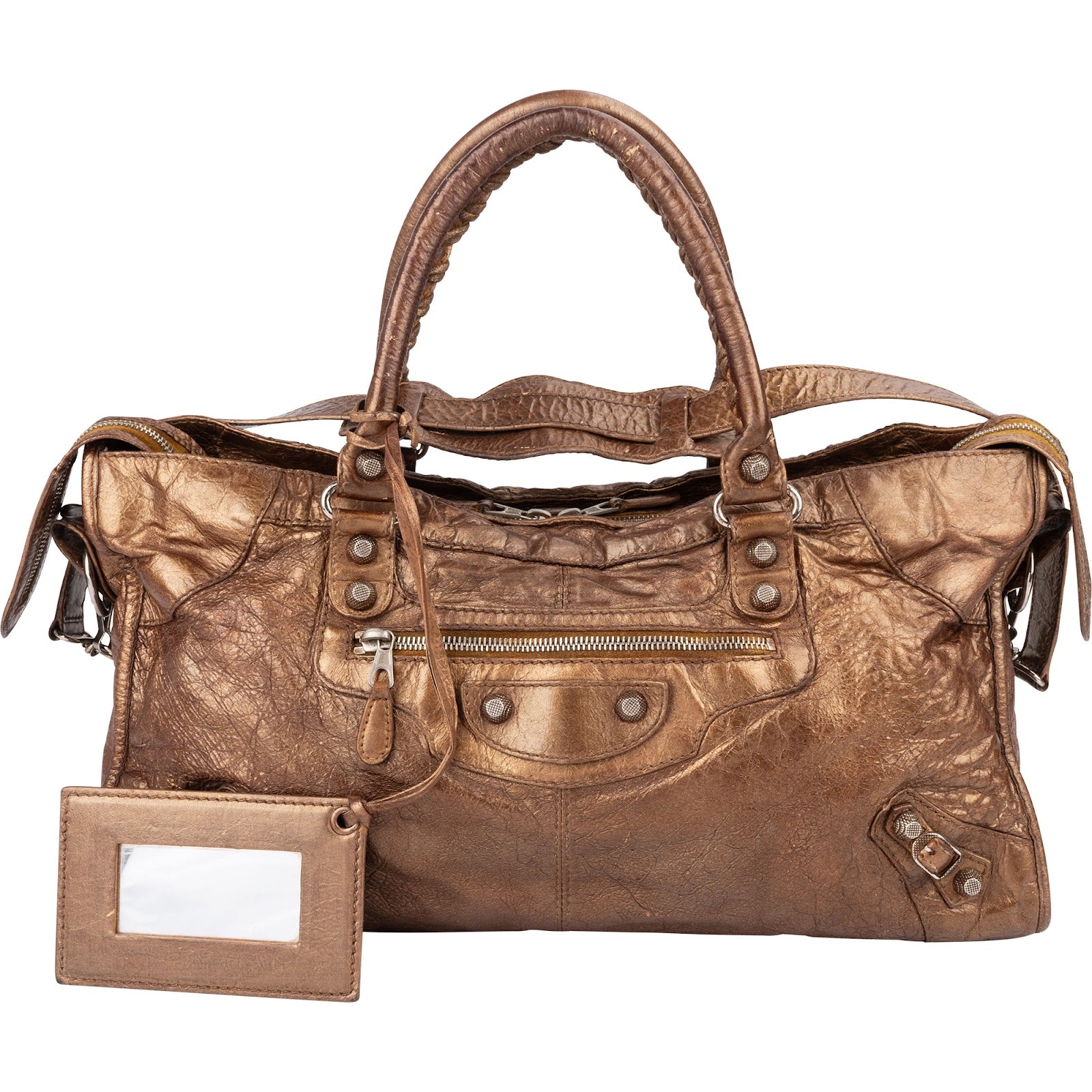 Balenciaga Leather City Handbag