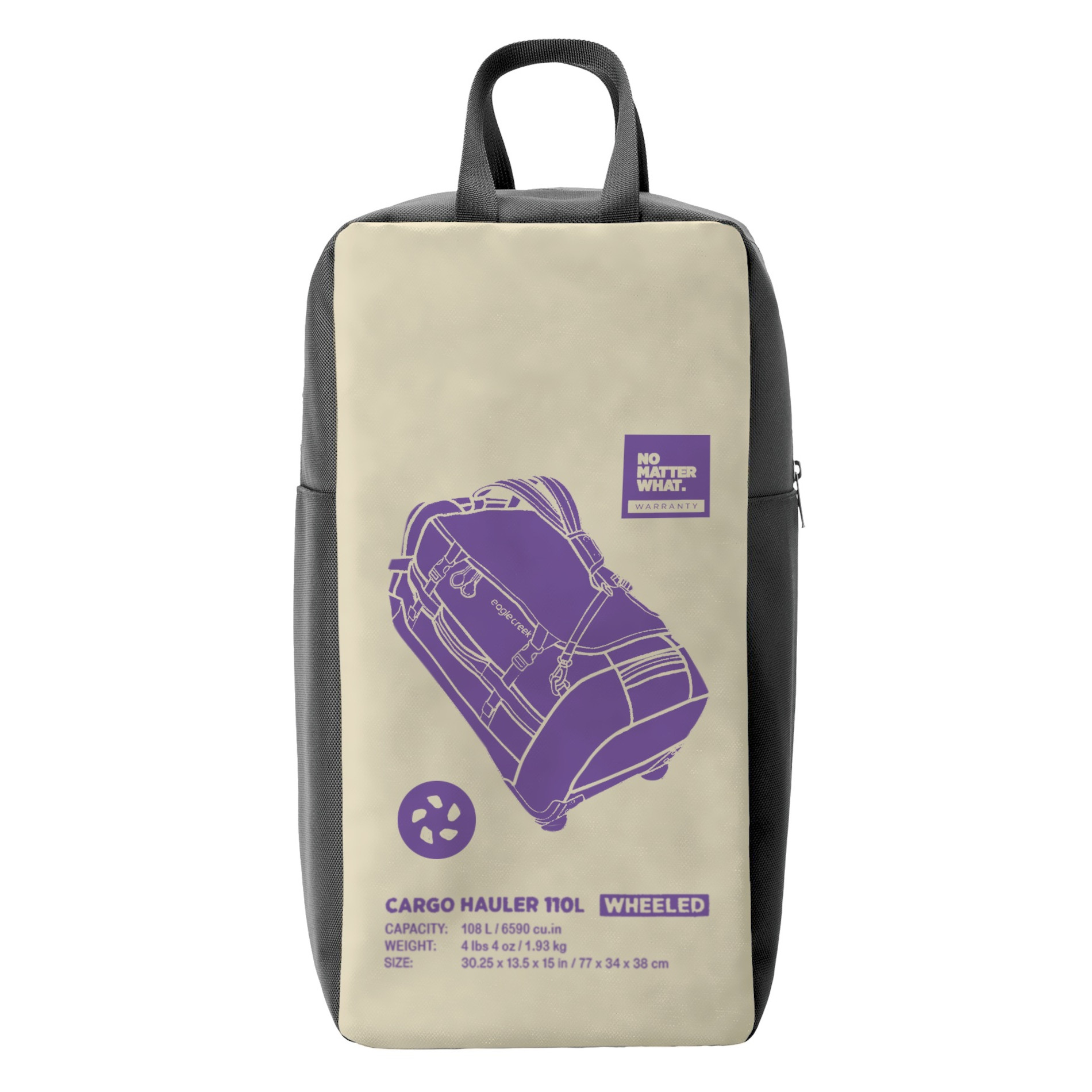 Cargo Hauler Wheeled Duffel 110L - Silver / Rising Sun