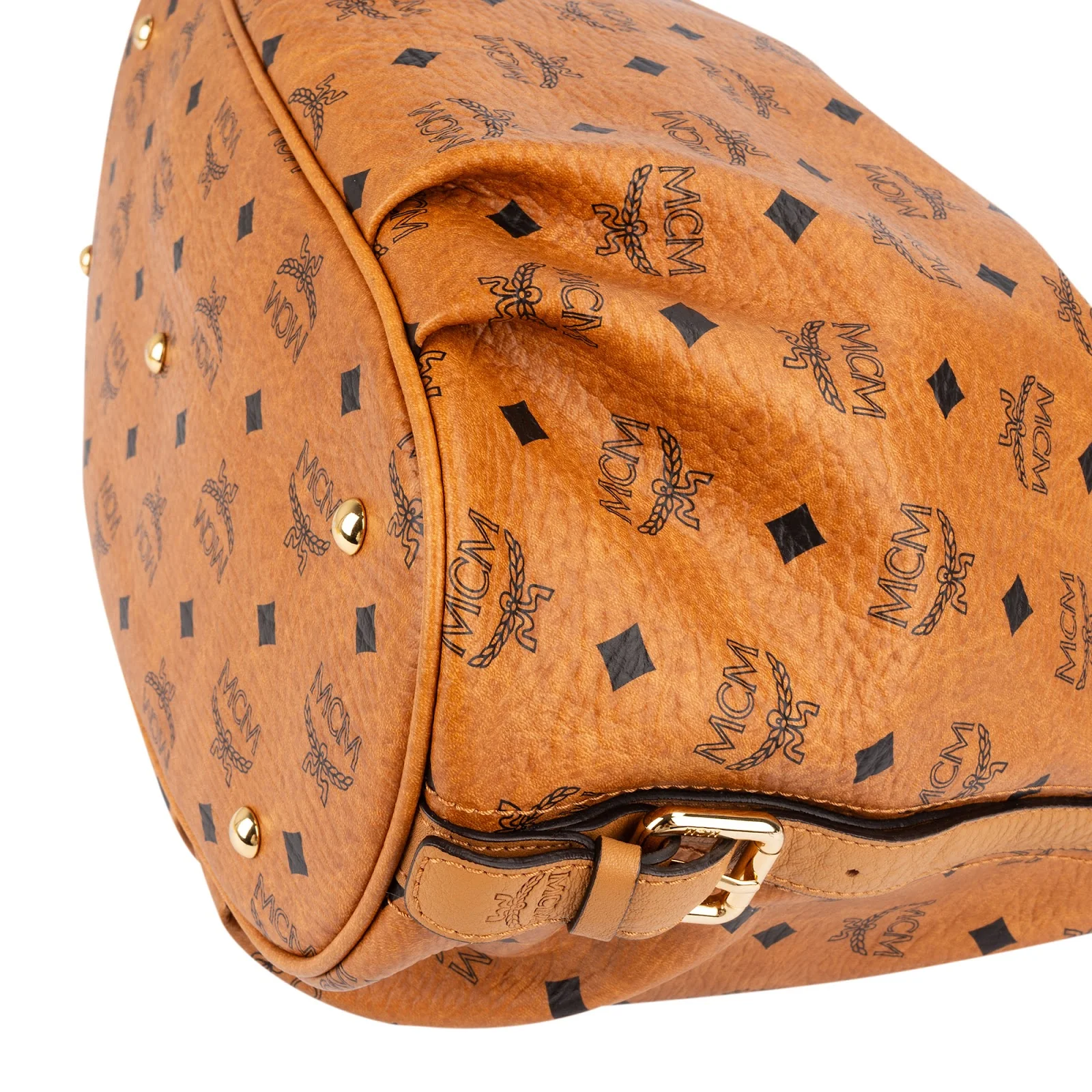 MCM Monogram Visetos Hobo Shoulder Bag