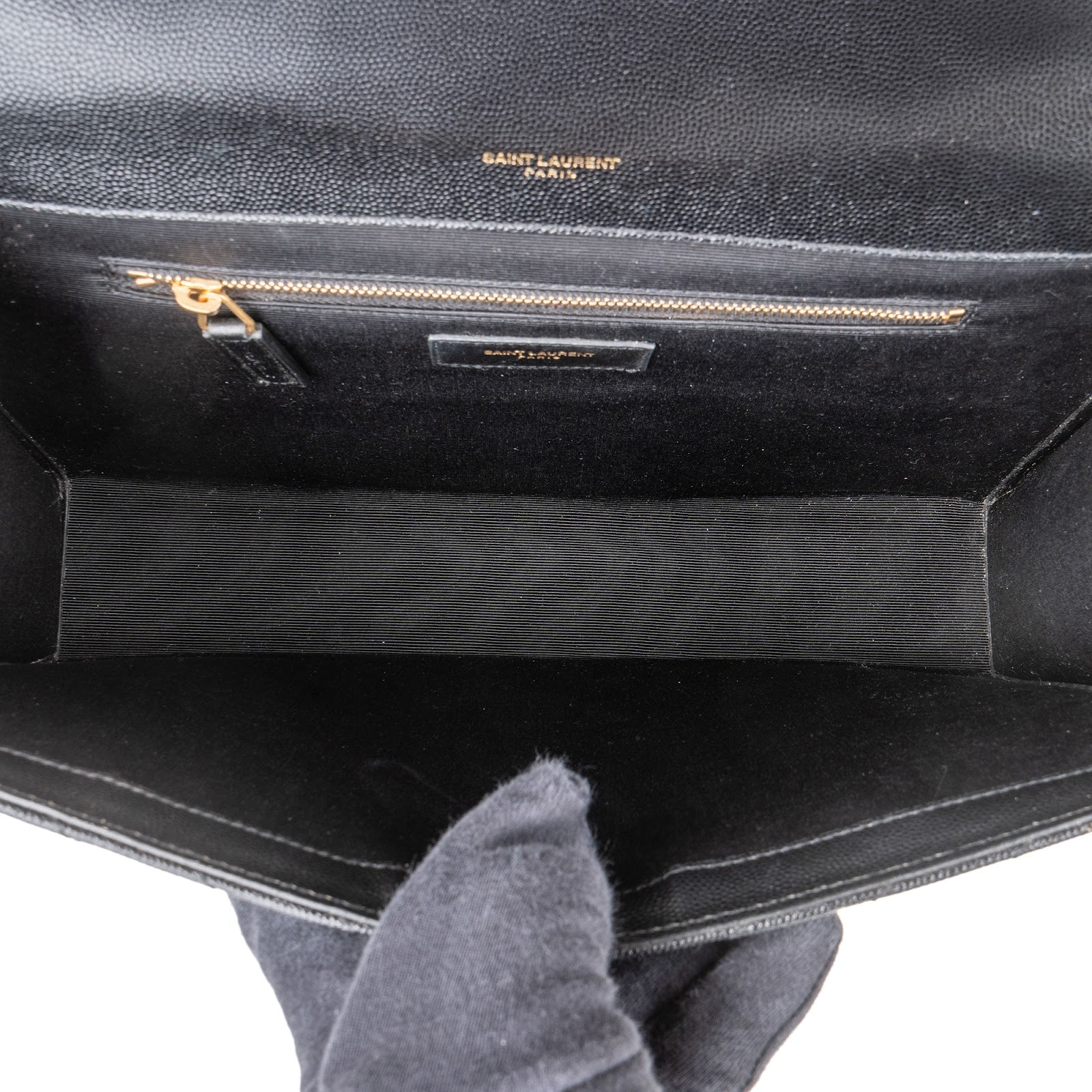 Saint Laurent - Grote envelopvormige schoudertas