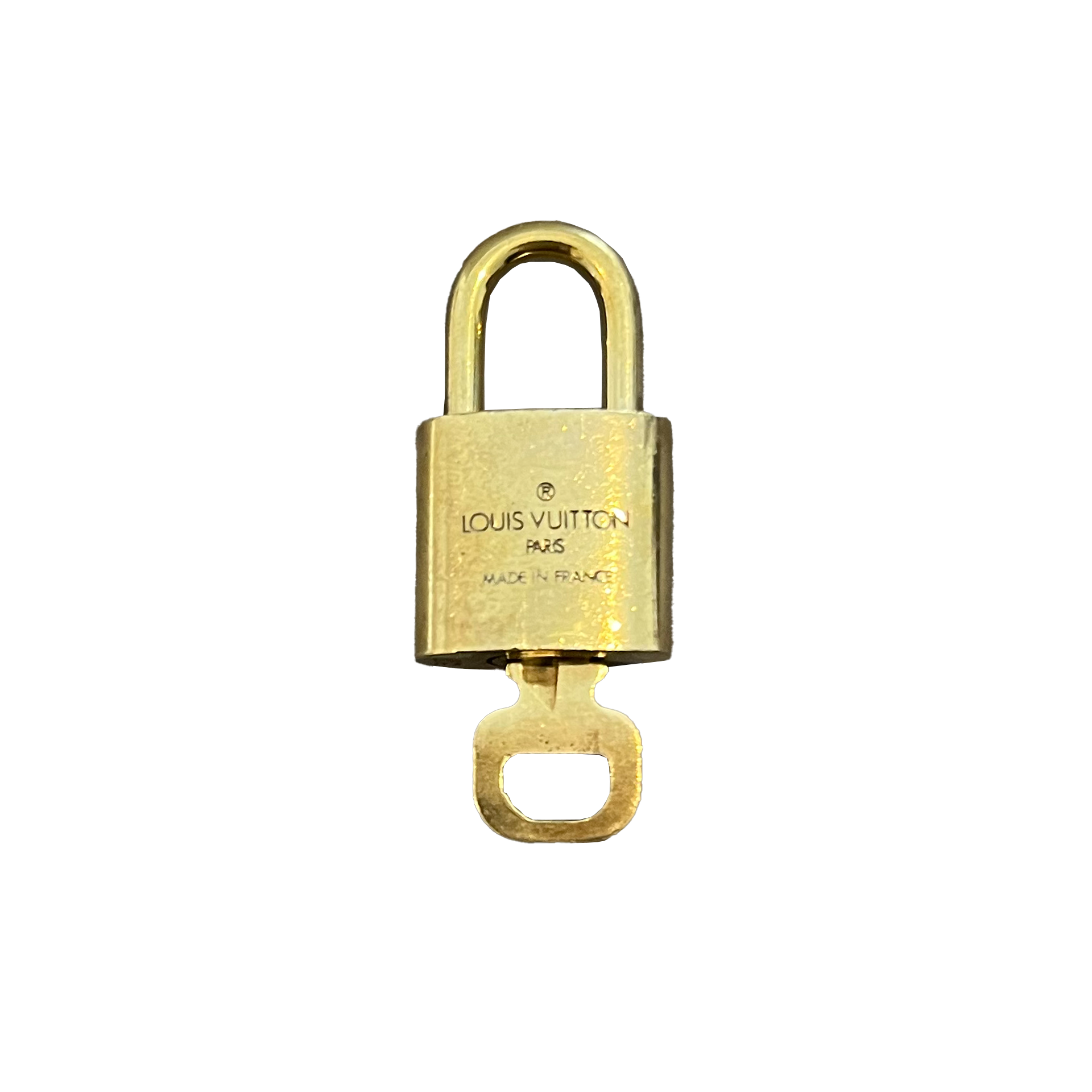 Louis Vuitton Cadena Vorhängeschloss & Schlüssel