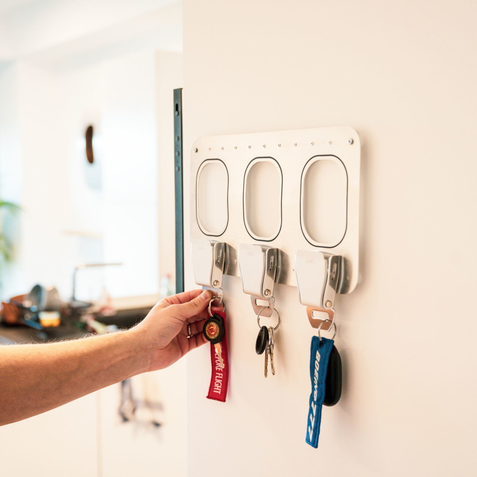 3er Schlüsselhalter - Inklusive Plexiglas Cover