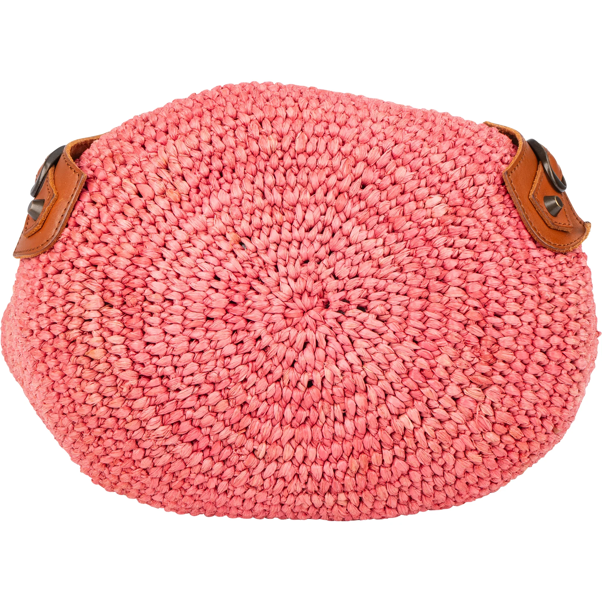 Balenciaga Raffia Panier City Handbag