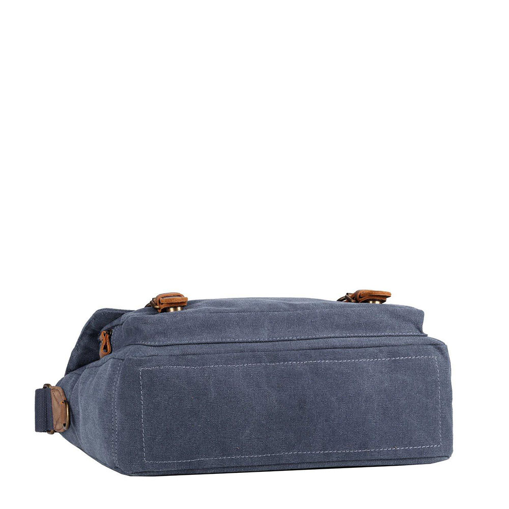 Klasyczna torba na laptopa - niebieska