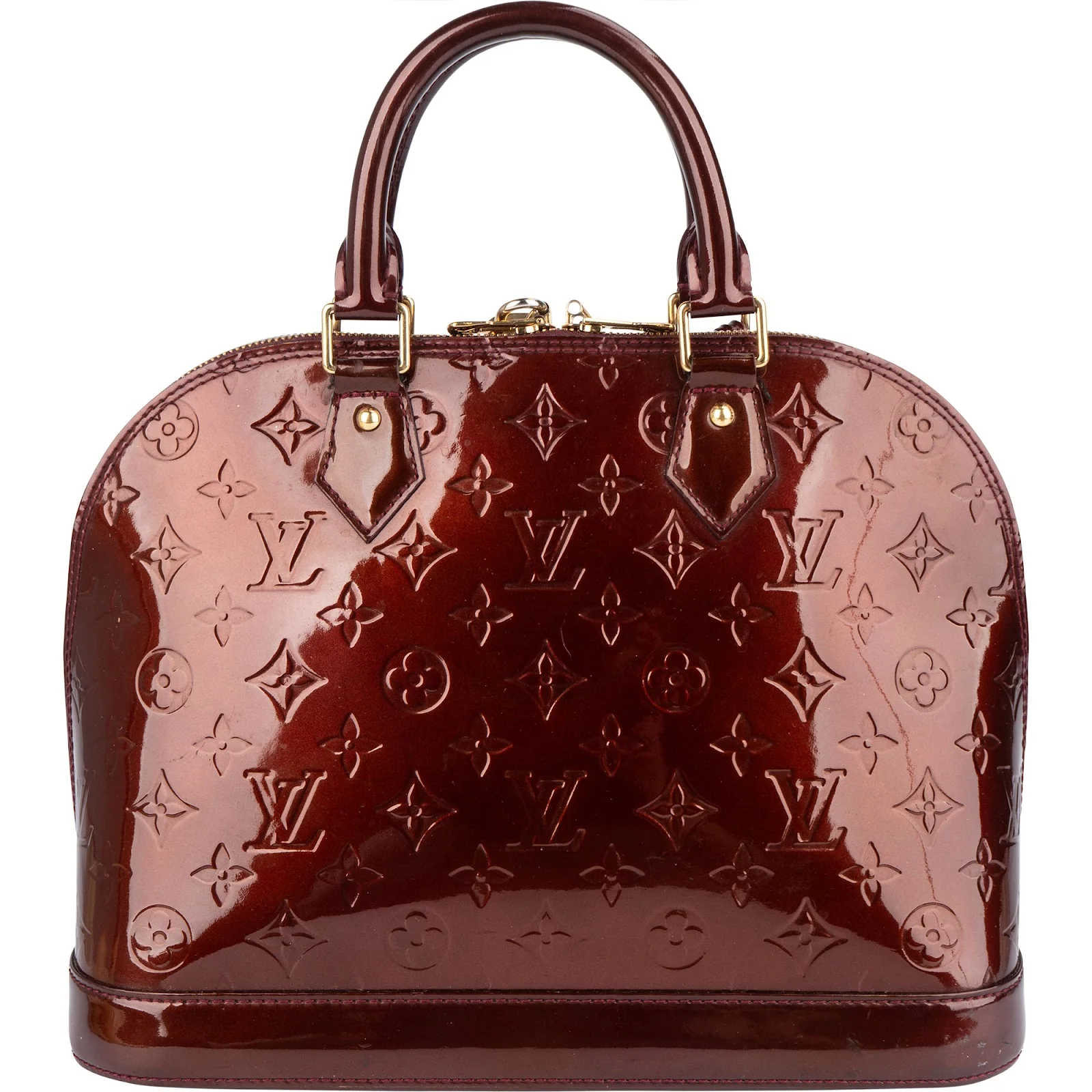 Louis Vuitton Monogram Vernis Leather Alma PM Handbag