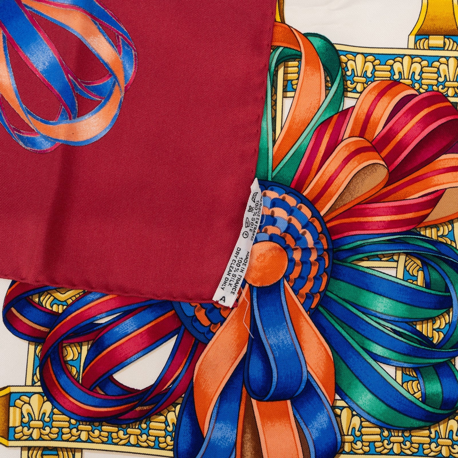 Hermès Les Rubans du Cheval Silk 90 Tuch