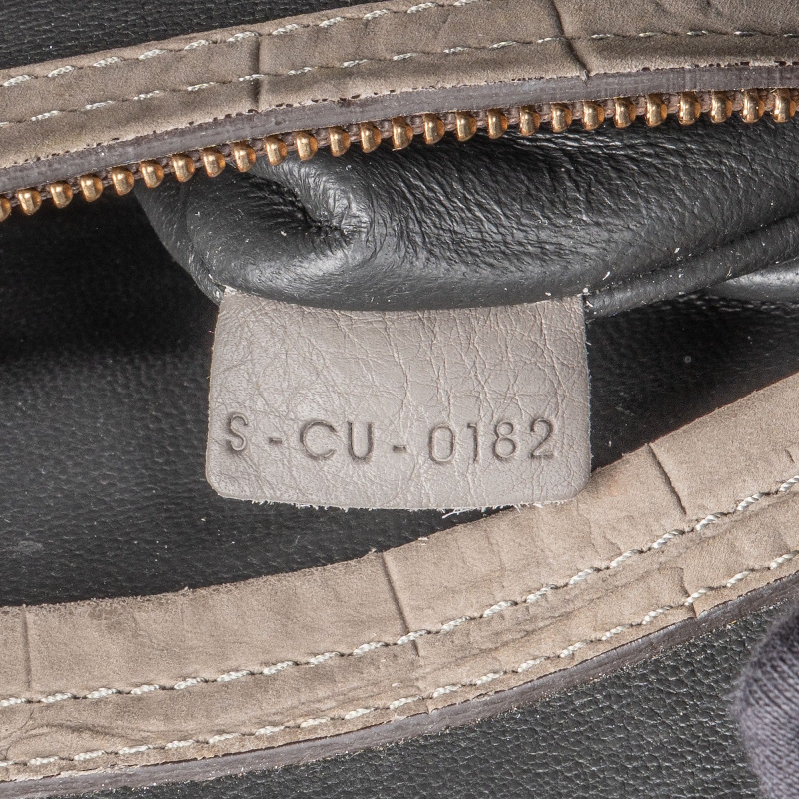 Sac à main Phantomm de Céline en daim et cuir « Croc Optic »