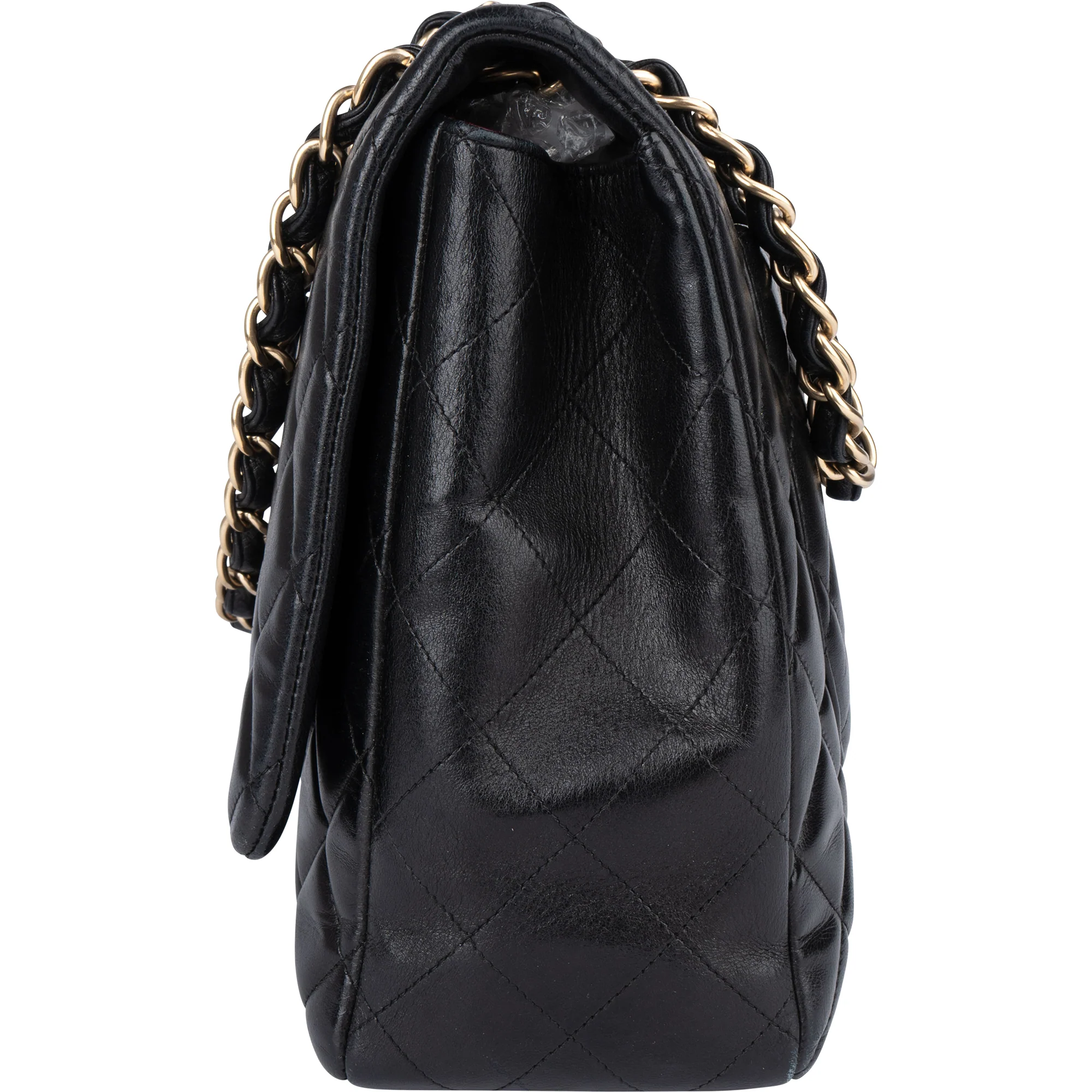 Chanel Quilted Lambskin Maxi Single Flap Crossbody Bag