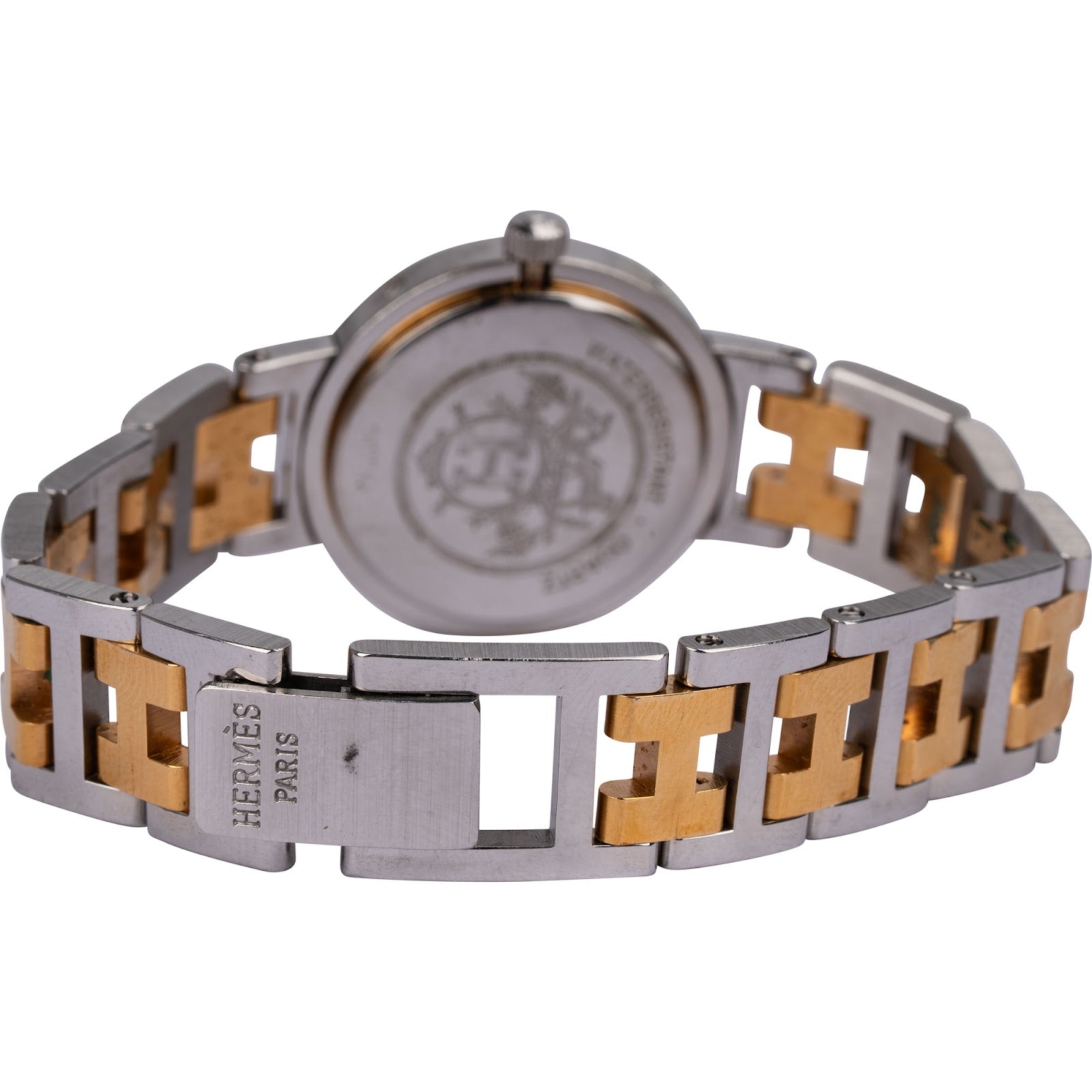 Hermès Bicolor Clipper Damenuhr