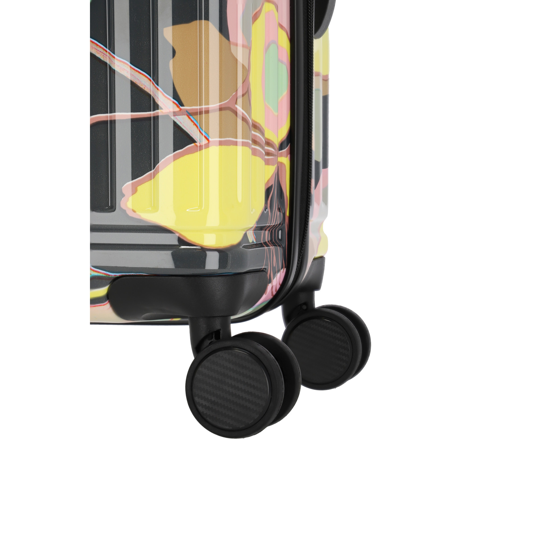 CRUISE Trolley L (77 cm) mit 4 Rollen - Gelbe Orchidee