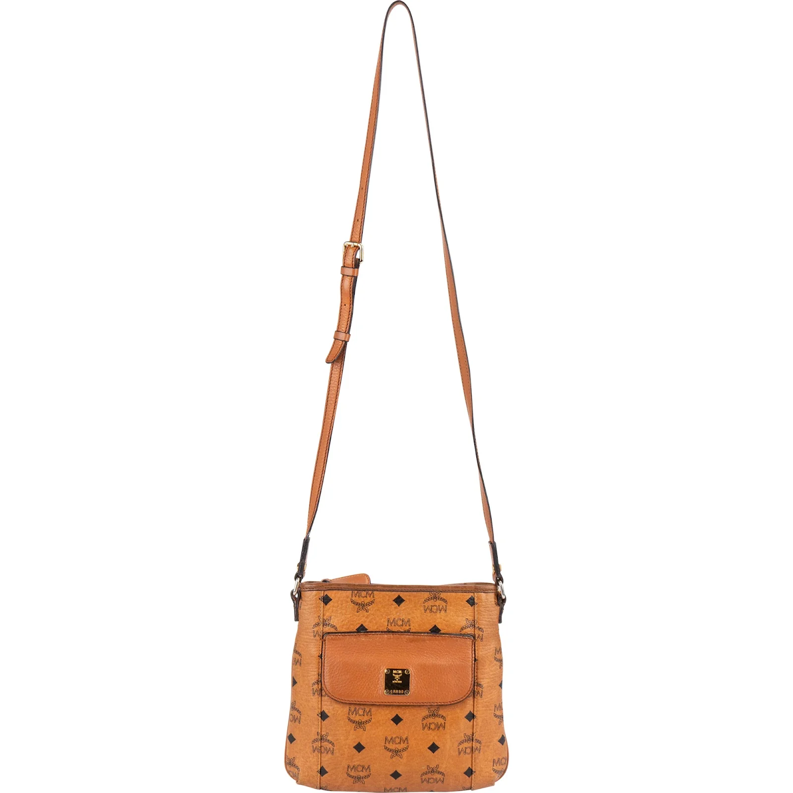 MCM Monogram Visetos Small Crossbody Bag