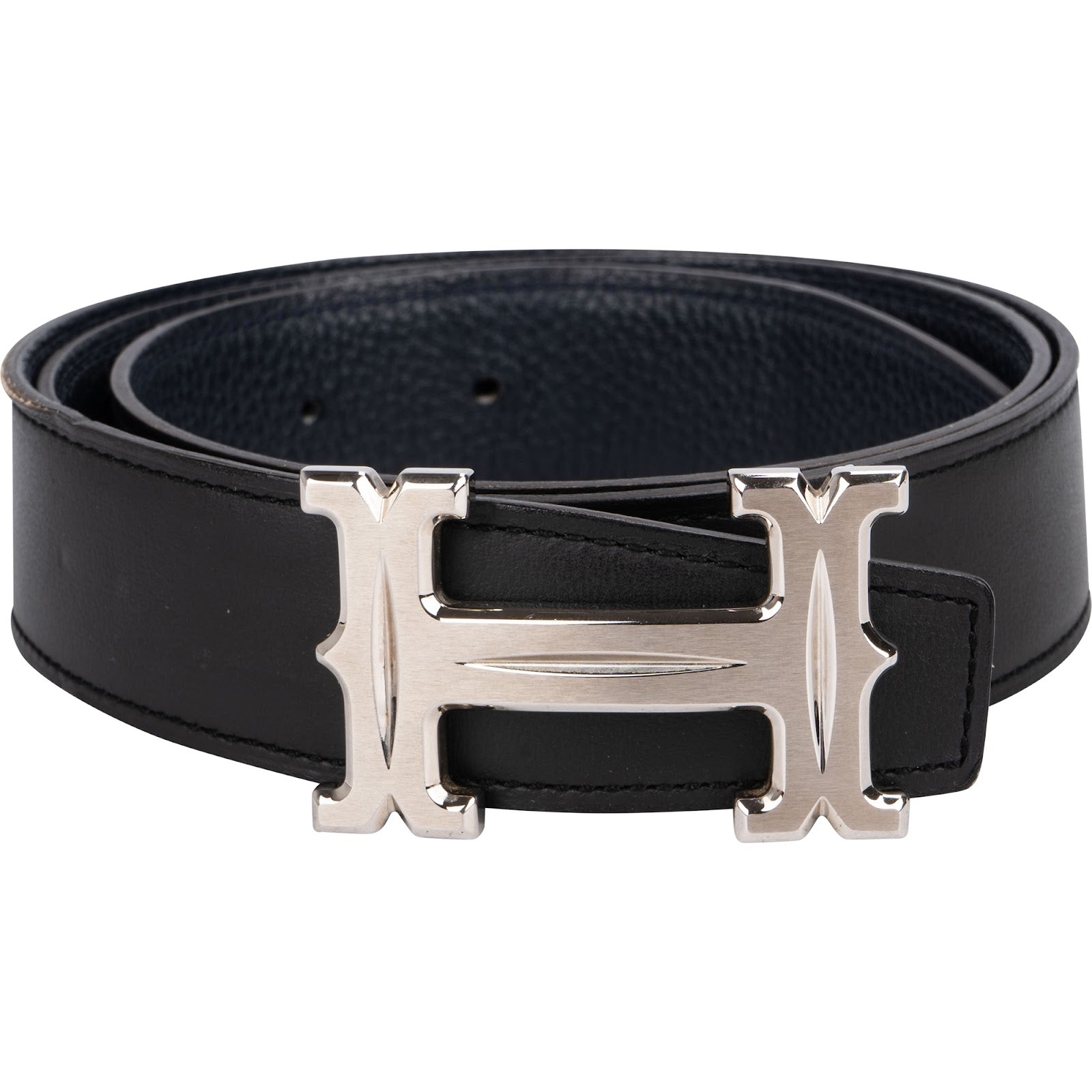 Hermès Reversible Leather H Belt (85)