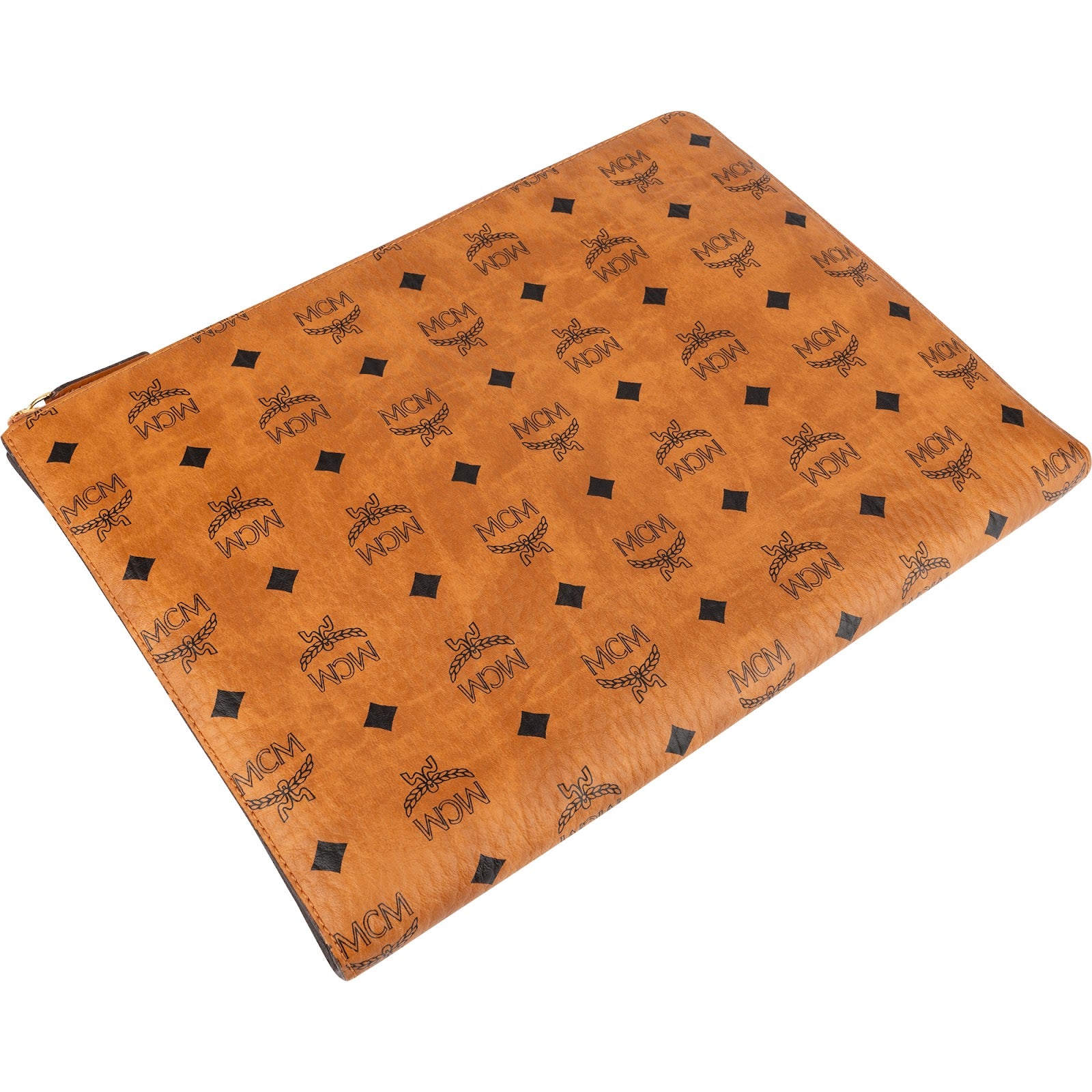 MCM - Monogram Visetos Laptop Clutch