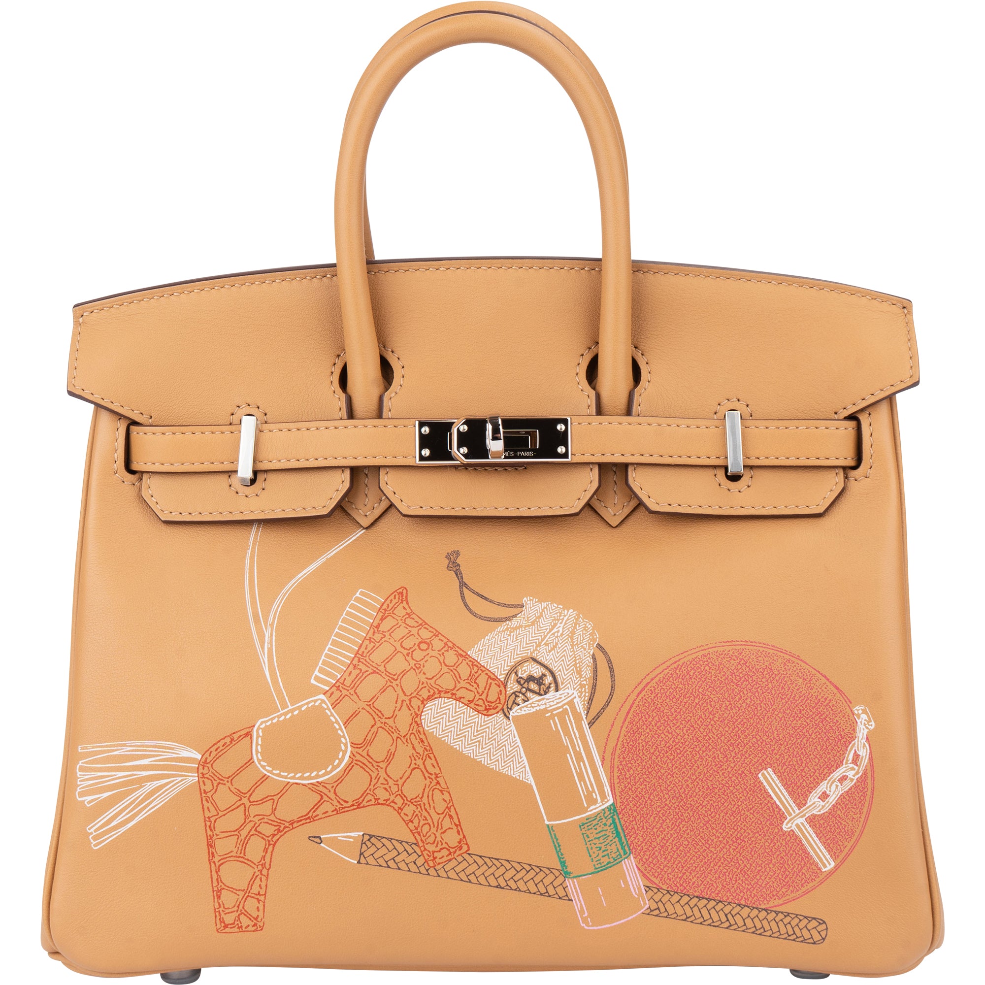 Hermès Biscuit Swift Leather Limited In And Out Birkin 25 Handbag