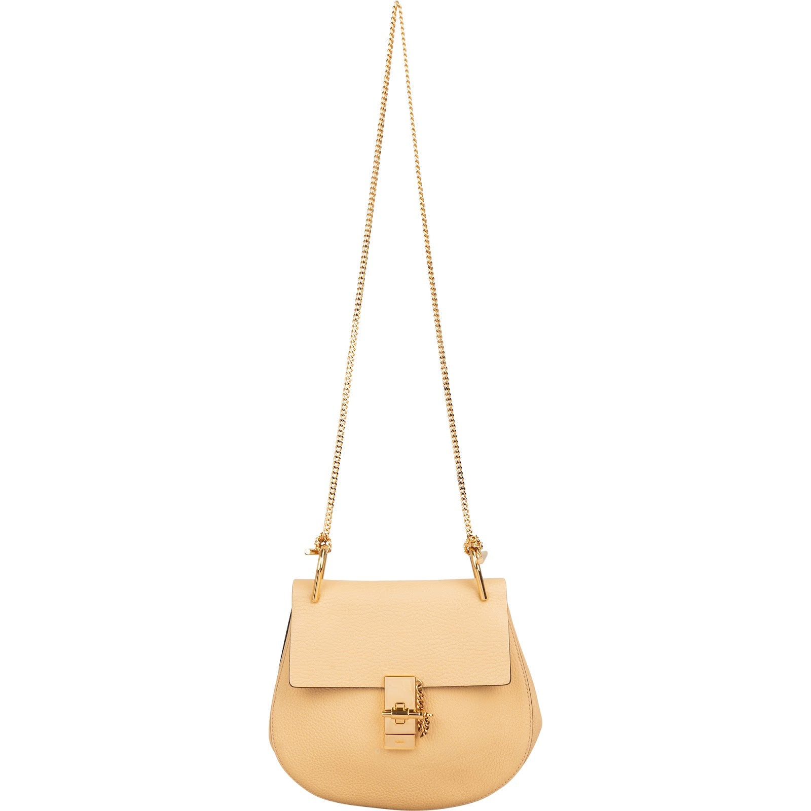Chloé Grained Leather Drew Crossbody Bag