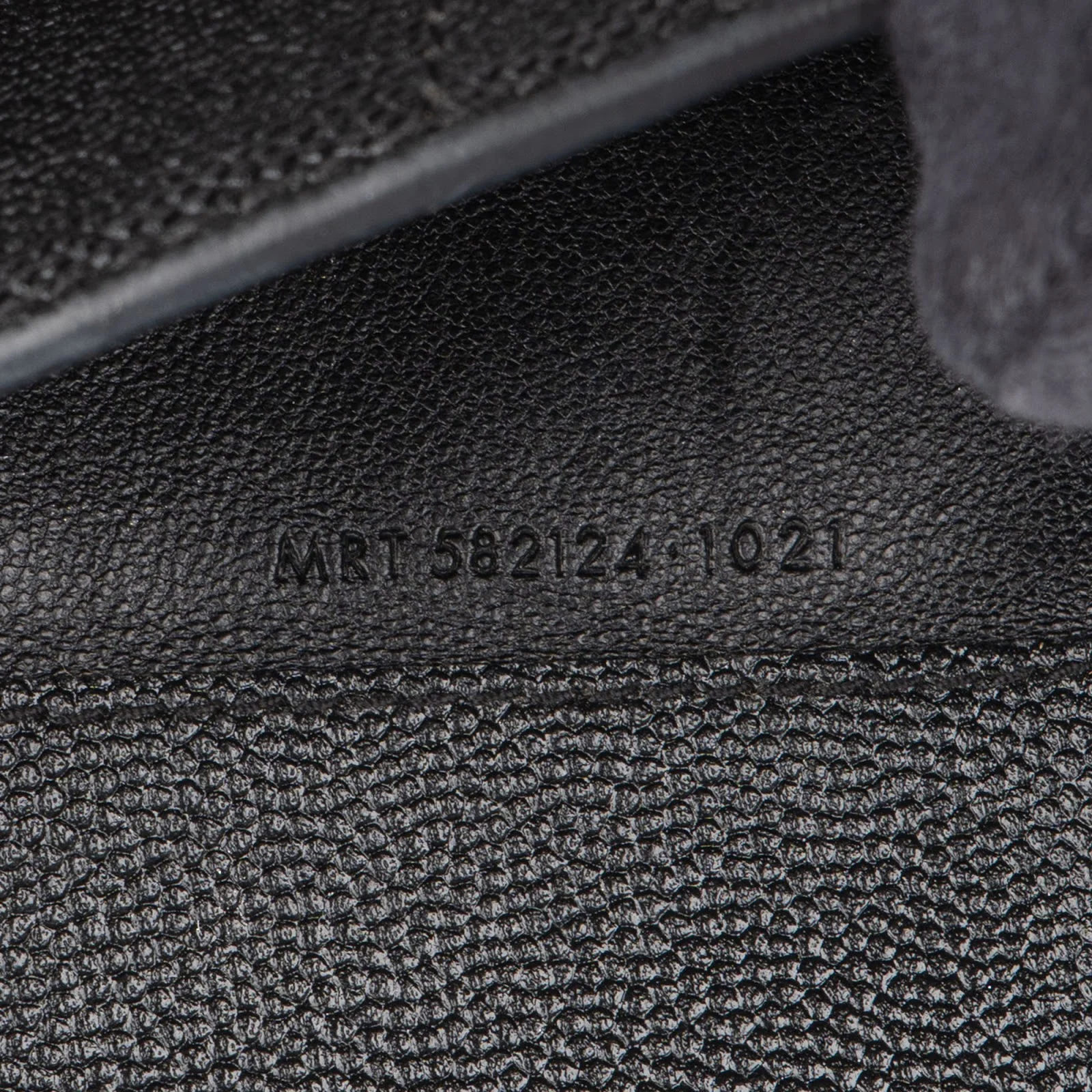 Saint Laurent Grain de Poudre Leather Uptown Wallet