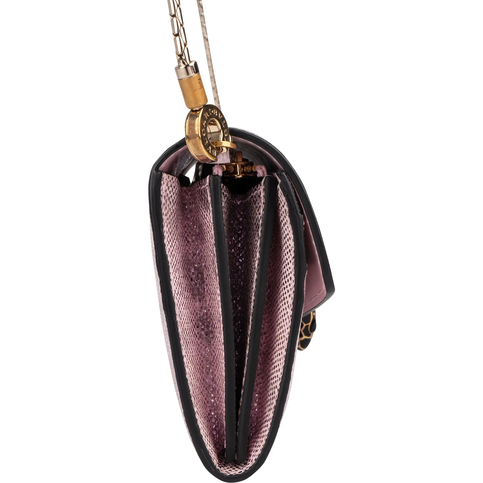 Bvlgari Metallic Serpenti Forever Wallet On Chain Crossbody Bag