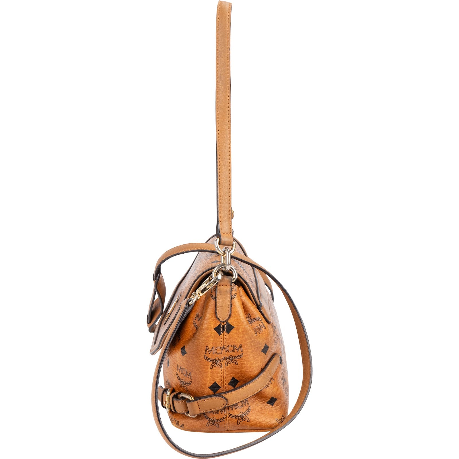 Sac à bandoulière MCM Monogram Visetos Saddle