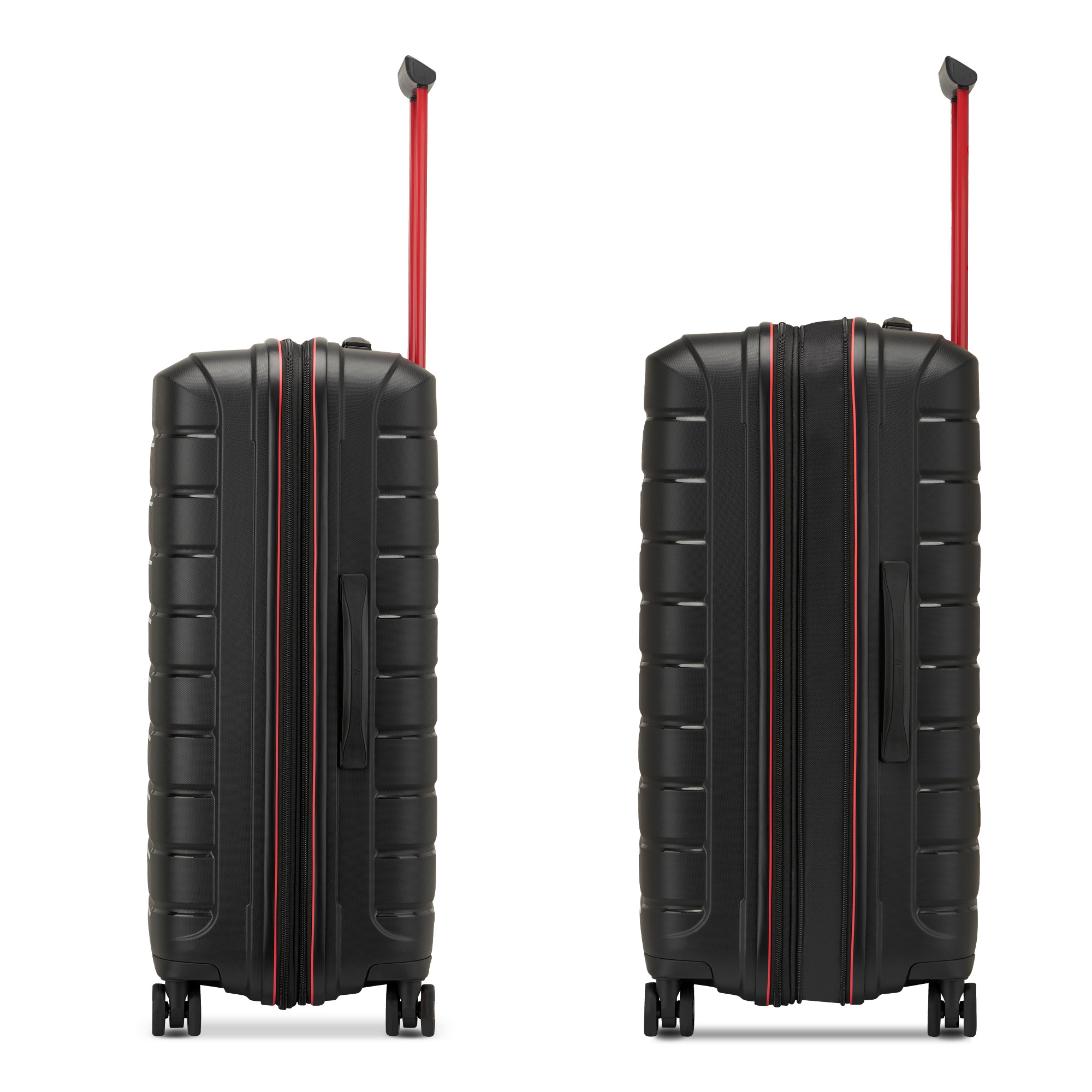 B-FLYING Trolley M (68 cm) erweiterbar - Smoke Black