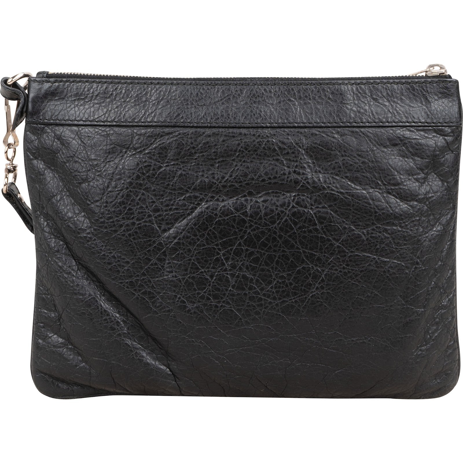 Balenciaga – Arena Leather City Clutch