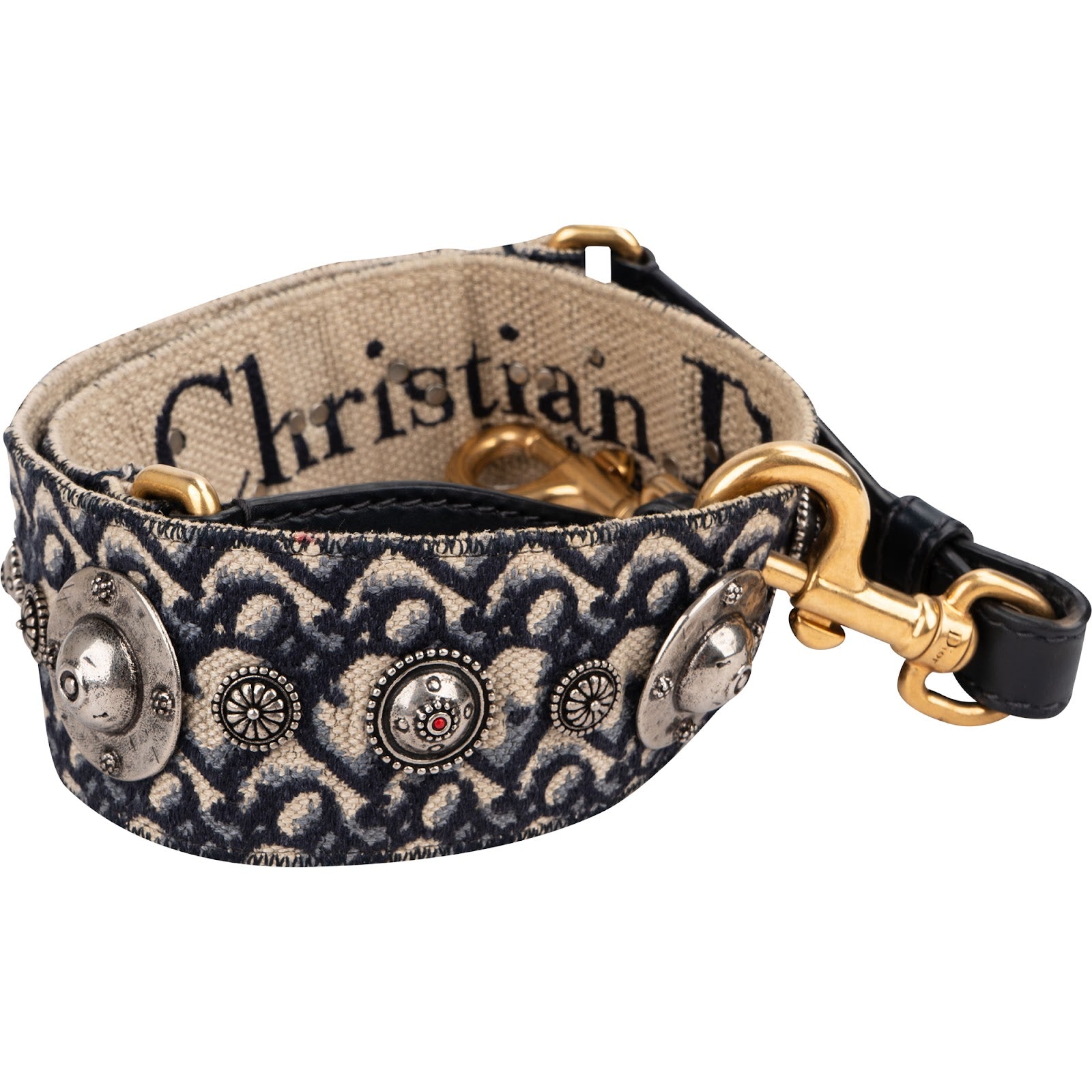 Christian Dior Dior Etoile Embroidered Medallions Strap
